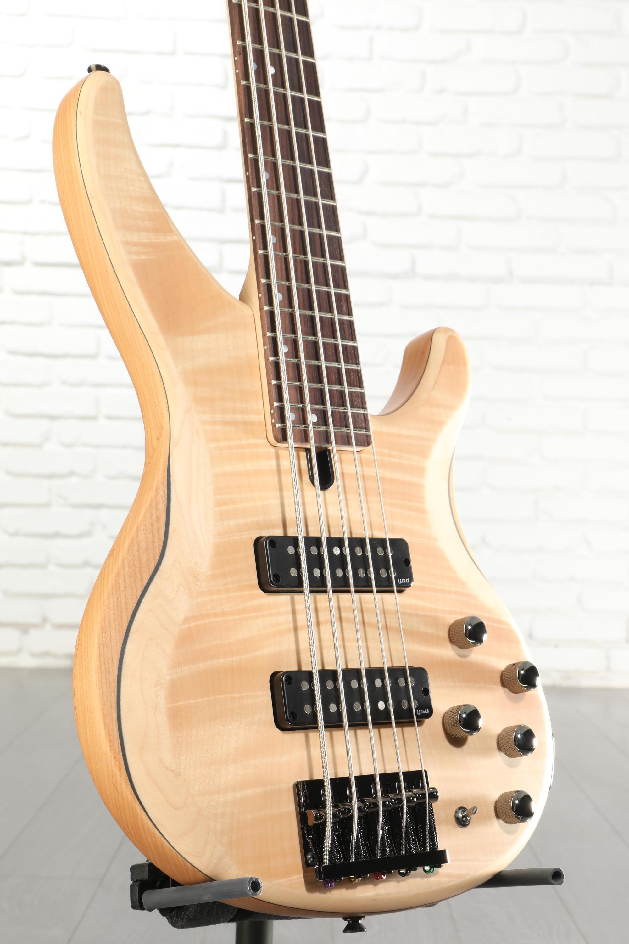 Yamaha TRBX605FM 5-string Bass Guitar - Natural Satin | Sweetwater