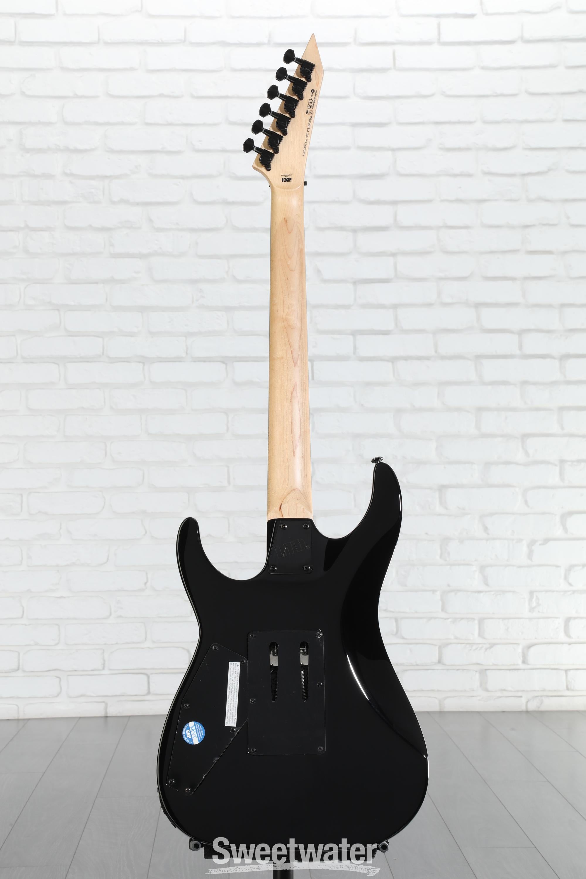 ギター ESP LKH202BLKLH LTD Kirk Hammett R003-01 ESP LTD Kirk Hammett Signature KH-202 - Black - Bill's Music