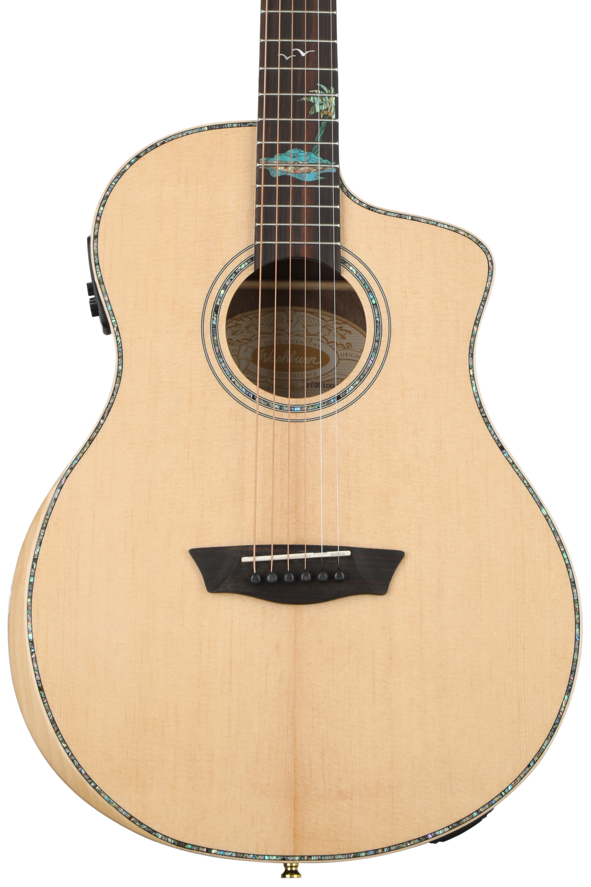 Washburn Bella Tono Allure SC56S Acoustic-electric Guitar - Gloss Natural