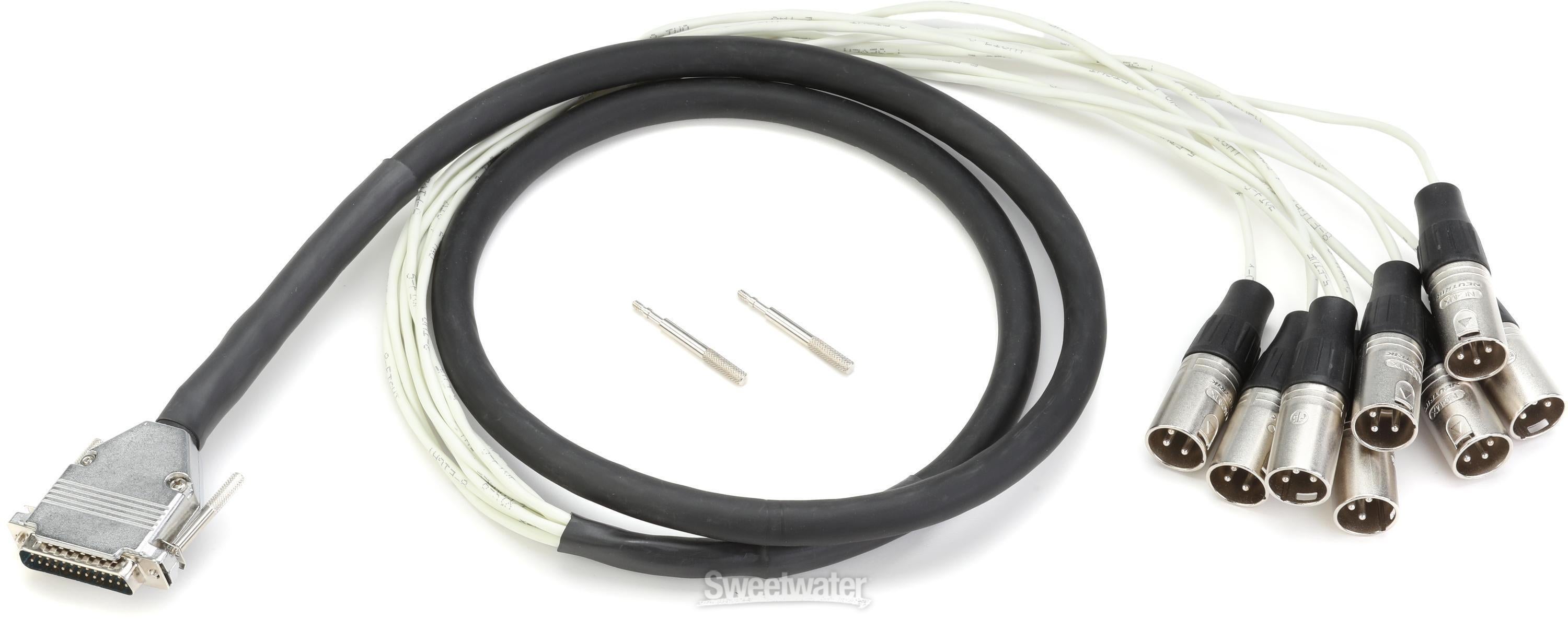 Pro Co DA88XM-5 8-channel DB25 to XLR Male Snake - 5 foot | Sweetwater