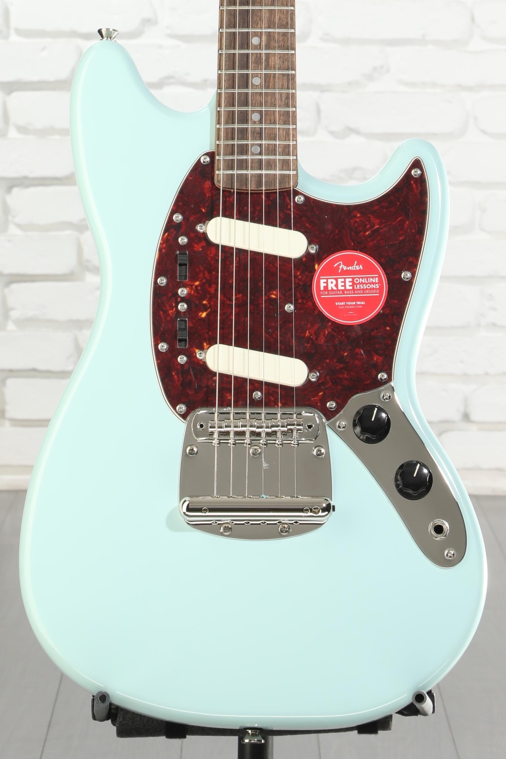 Squier Classic Vibe '60s Mustang Electric Guitar - Sonic Blue