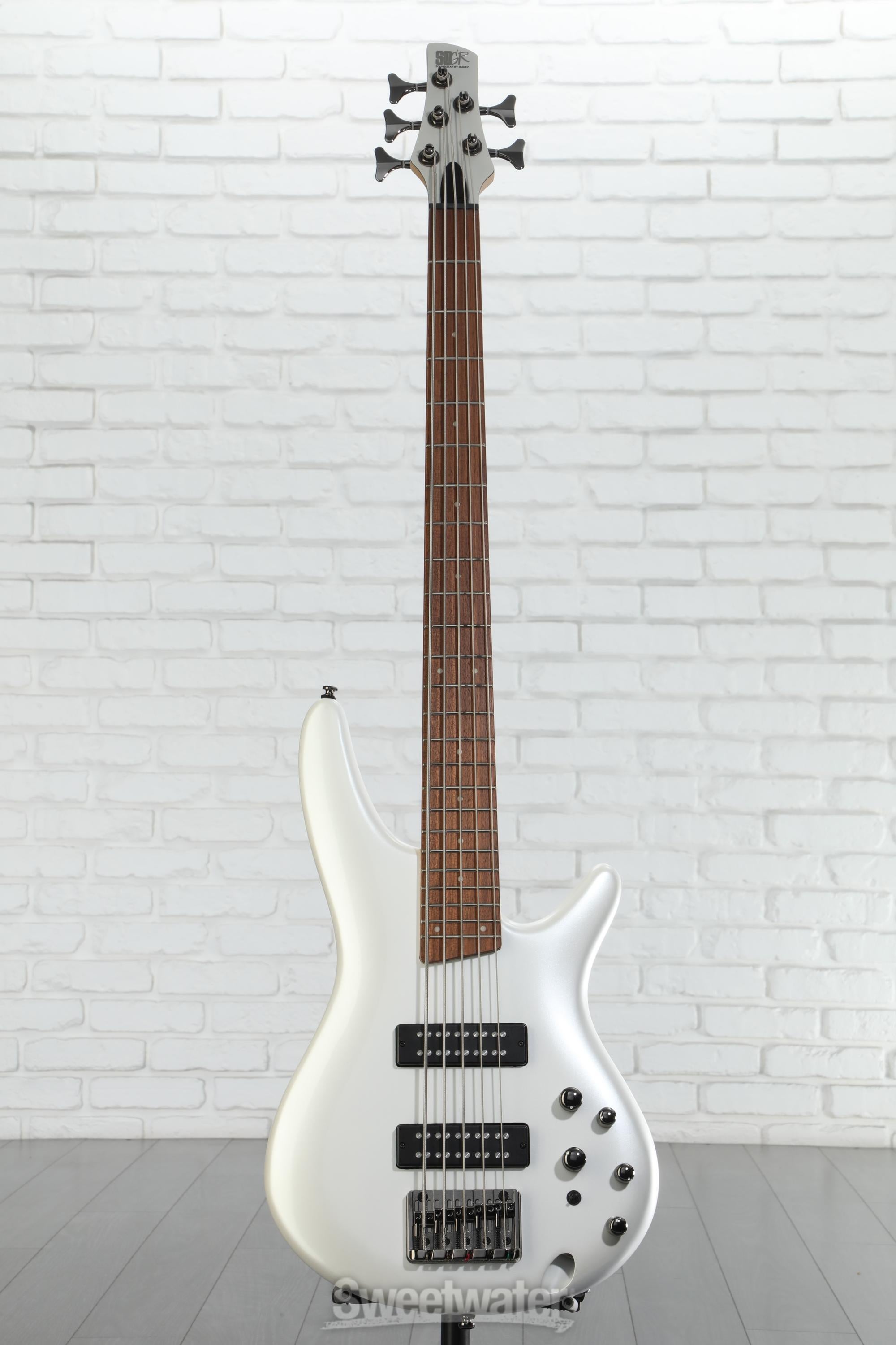 Ibanez Standard SR305E 5-string Bass Guitar - Pearl White | Sweetwater