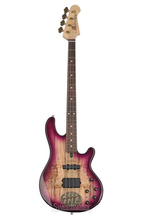 Lakland Skyline 44-02-Deluxe Bass Guitar - Violet Burst with Rosewood  Fingerboard