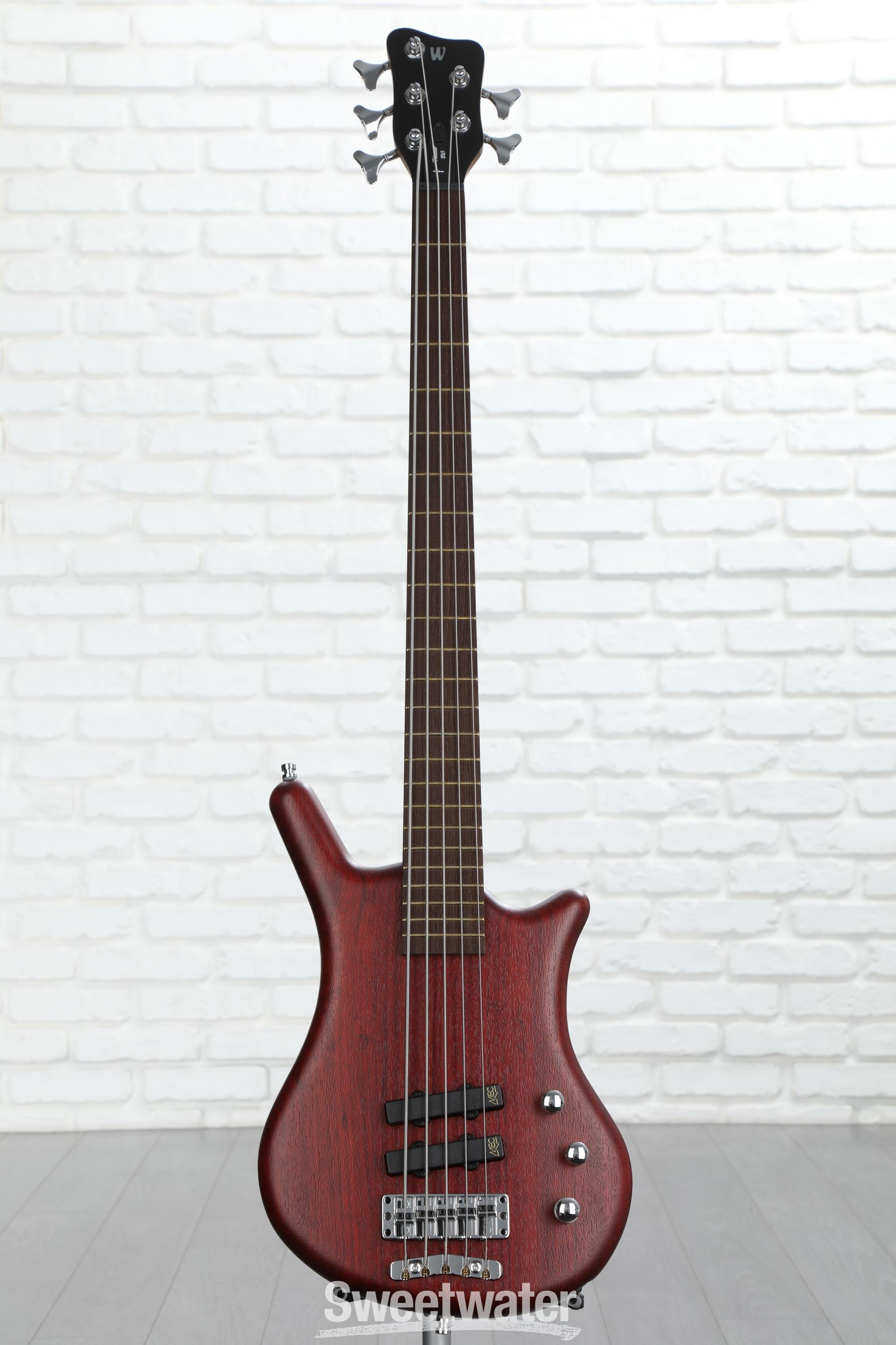 Warwick Pro Series Thumb BO 5-string Bass - Burgundy Red Transparent Satin  | Sweetwater