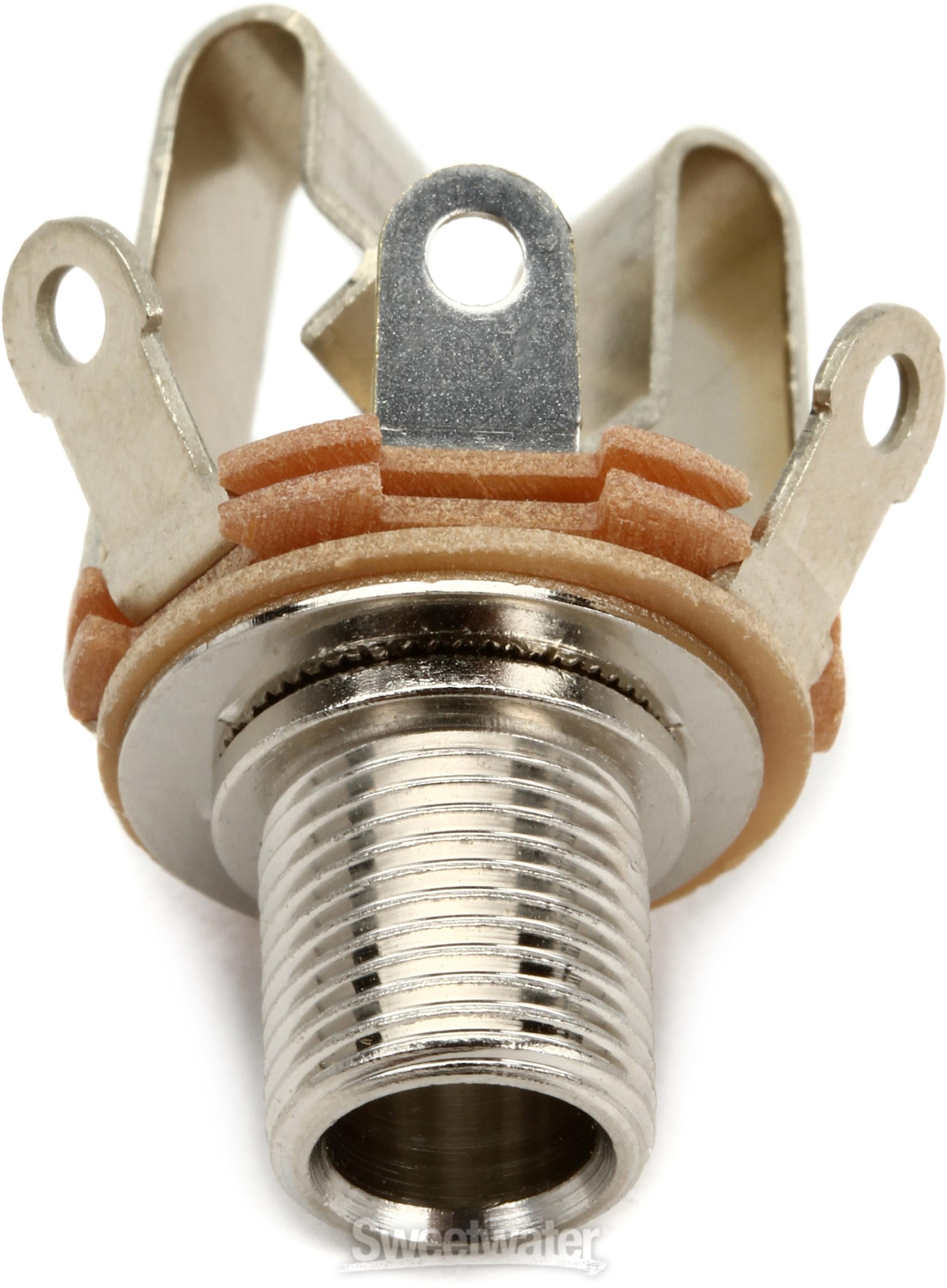 Switchcraft L12B 1/4-inch TRS Panel-Mount Jack with Washer