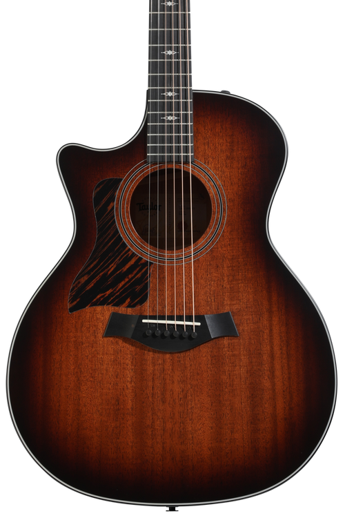 Taylor 324ce Left-handed Acoustic-electric Guitar - Tobacco