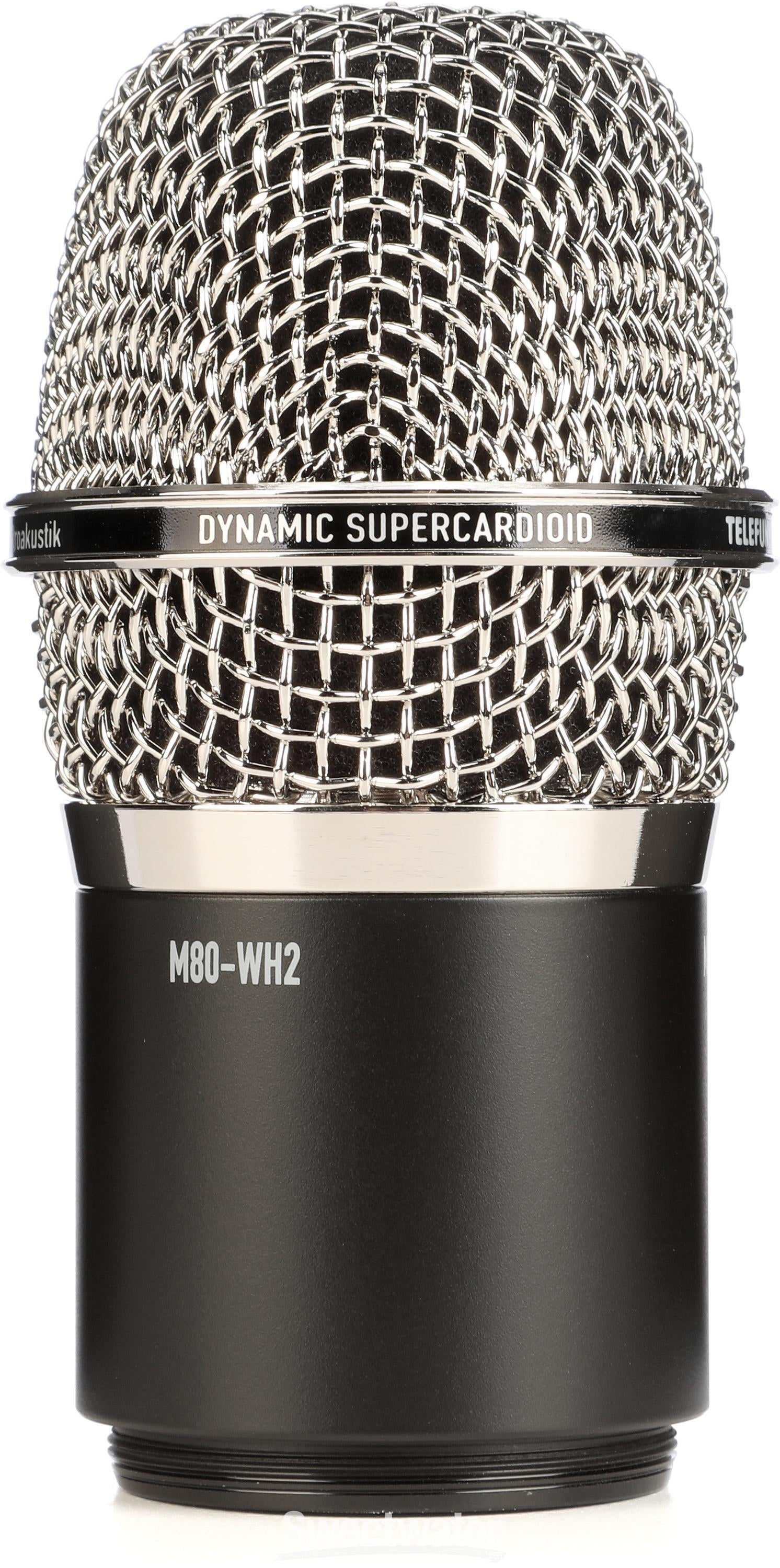 Telefunken M80-WH2 Wireless Mic Capsule - Chrome | Sweetwater