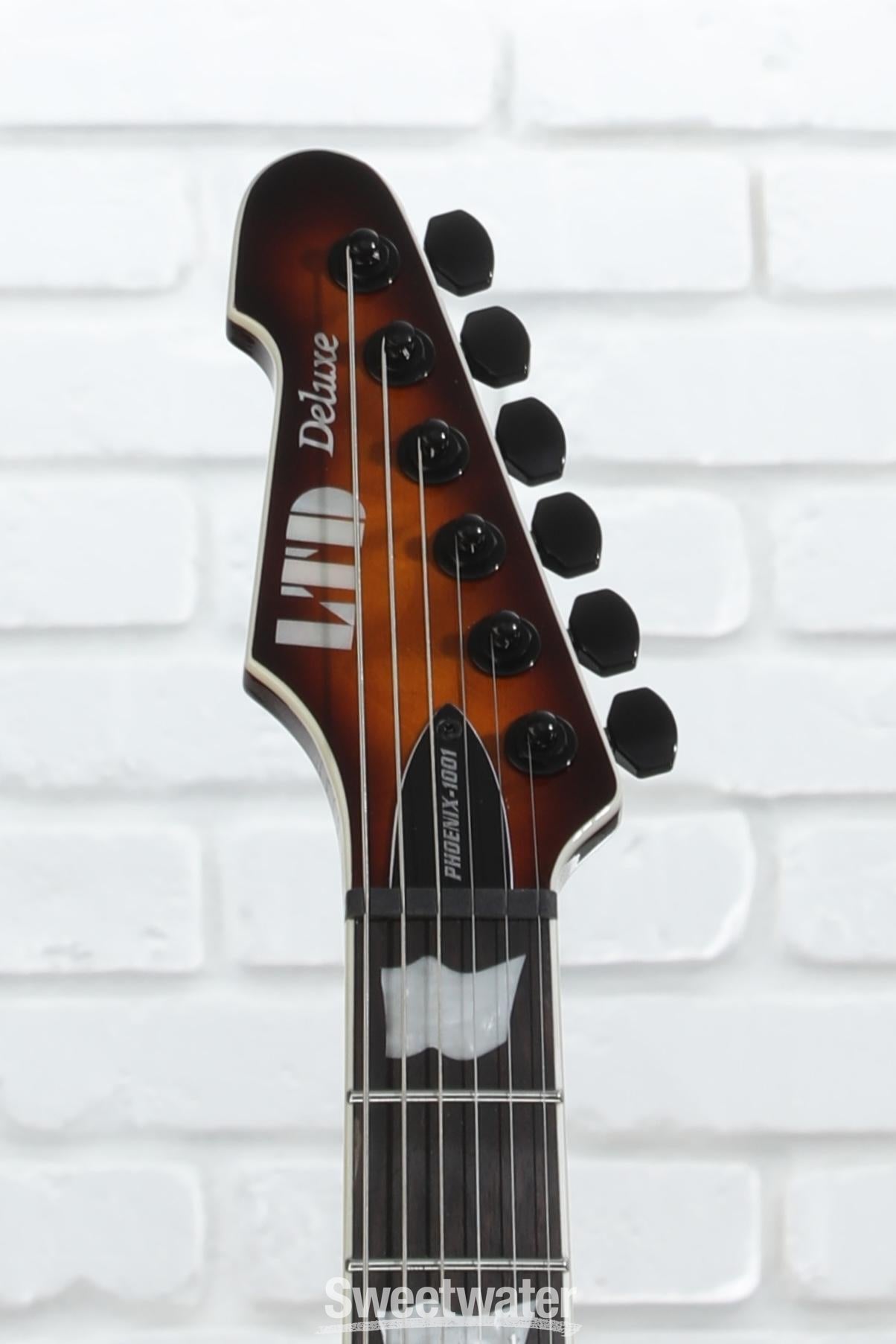 新品未使用　phoenix uinted LP ESP LTD • Phoenix-1000 EverTune Silver Sunburst Satin