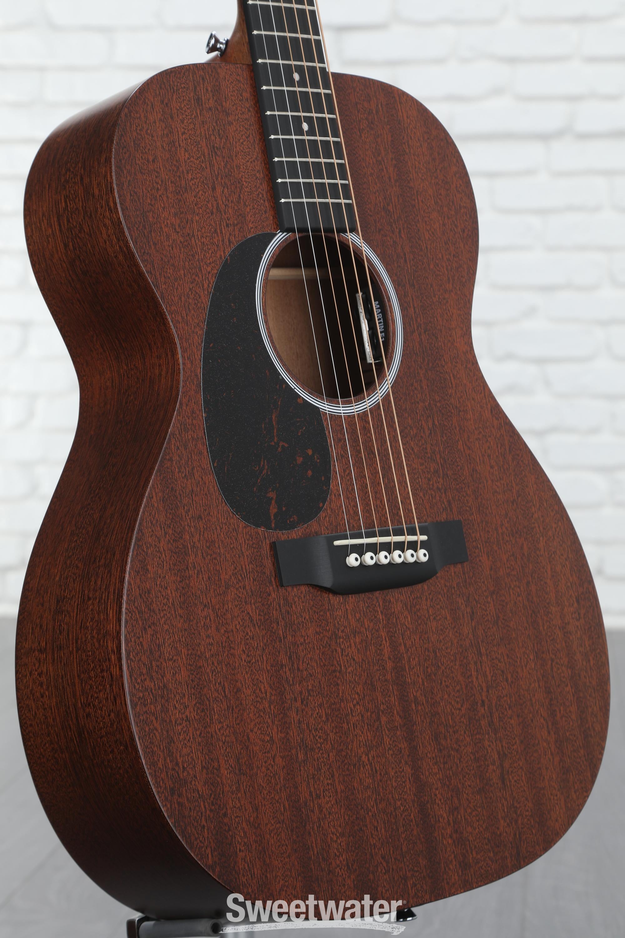 Martin 000-10E Left-Handed Acoustic-Electric Guitar - Natural Satin Sapele