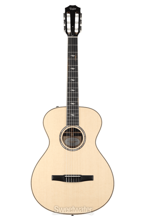 Taylor 812e-N Grand Concert Nylon String Guitar - Natural