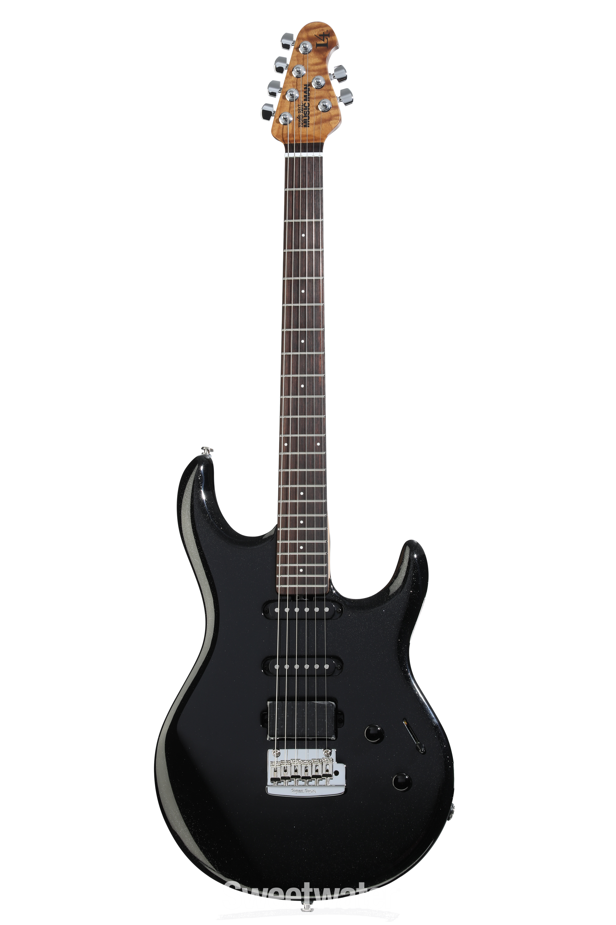 Ernie Ball Music Man Luke 4 HSS Electric Guitar - Black