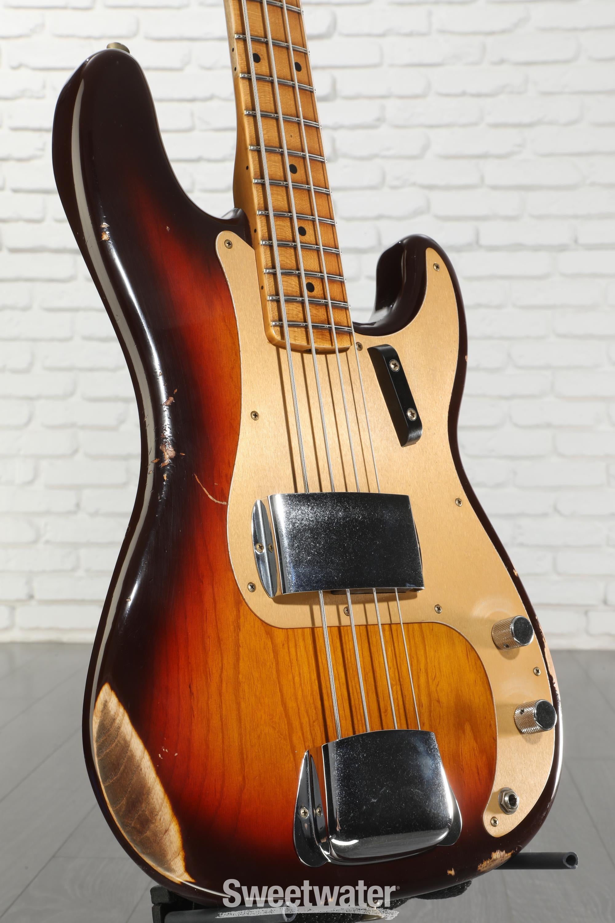 Fender Custom Shop 1958 Precision Bass Relic - Aged Chocolate 3