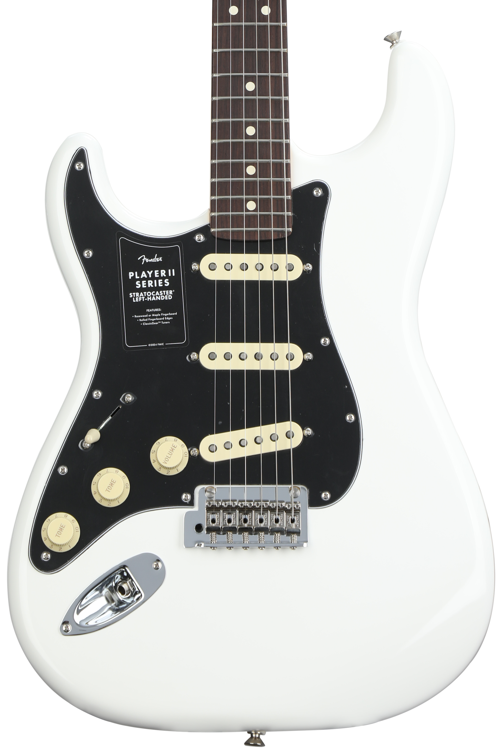 Fender Player II Stratocaster Left-handed Electric Guitar - Polar