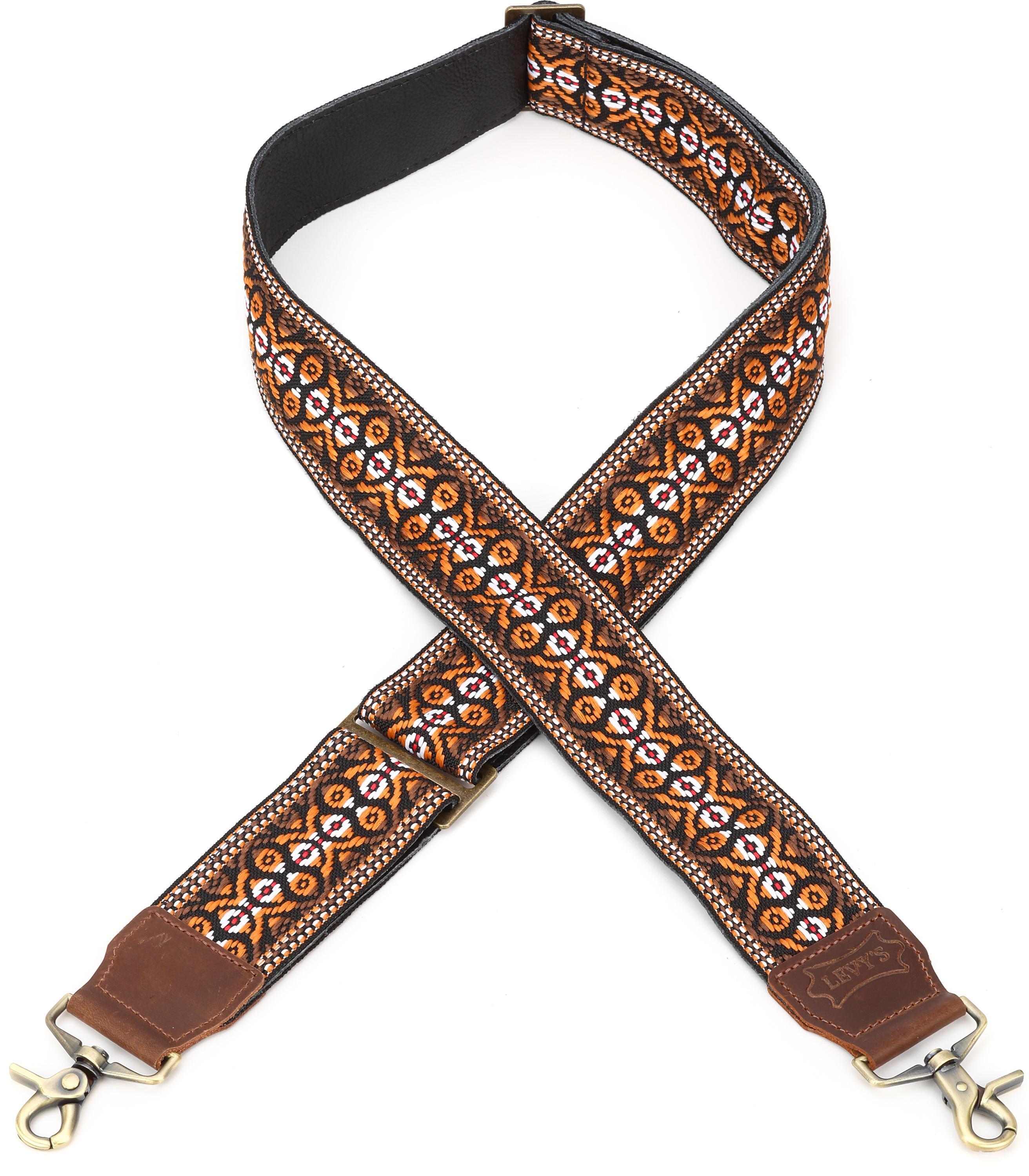 Photo of Levy's Replacement Strap - Orange and Brown Stripe