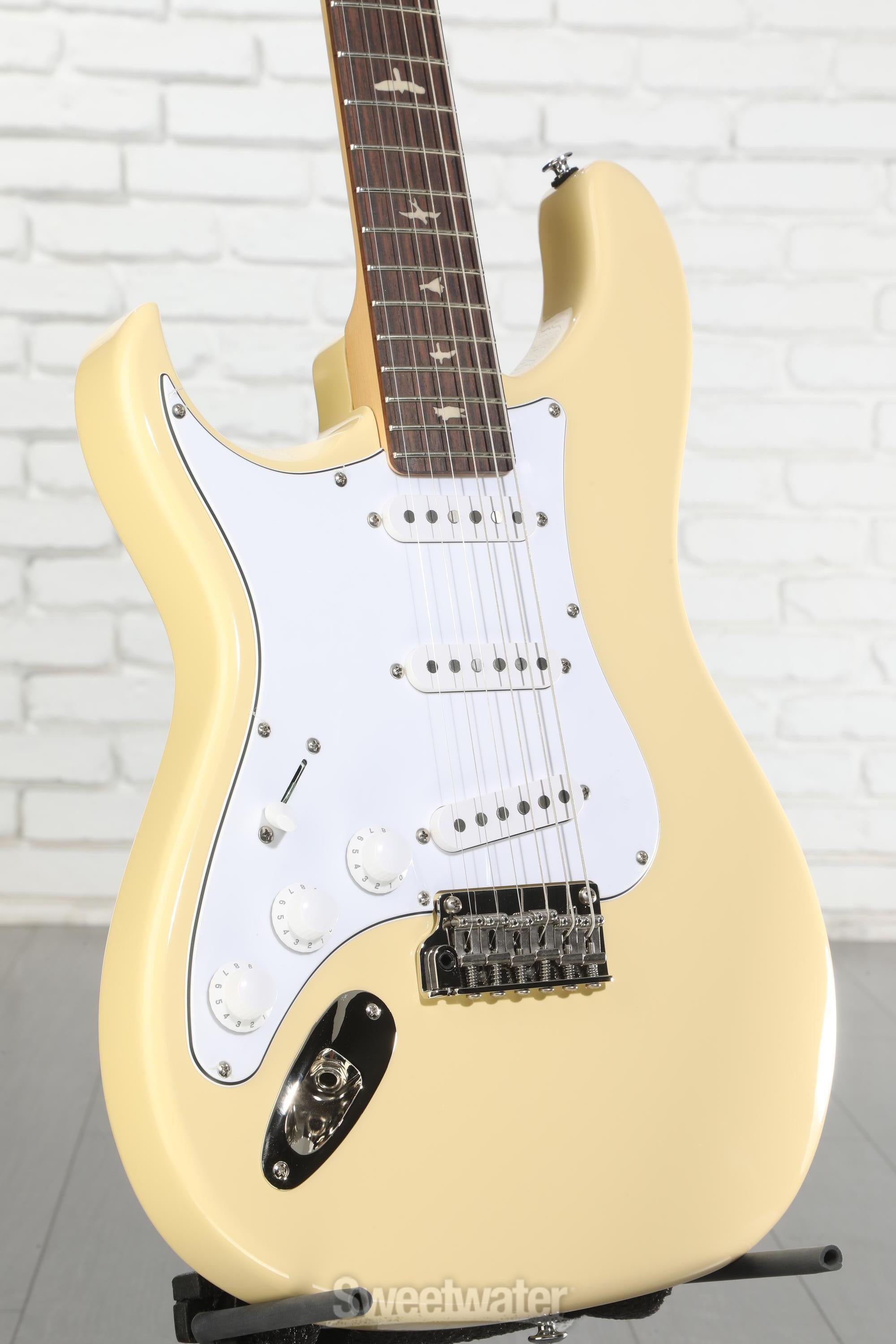 PRS SE Silver Sky Left-handed Electric Guitar - Moon White with