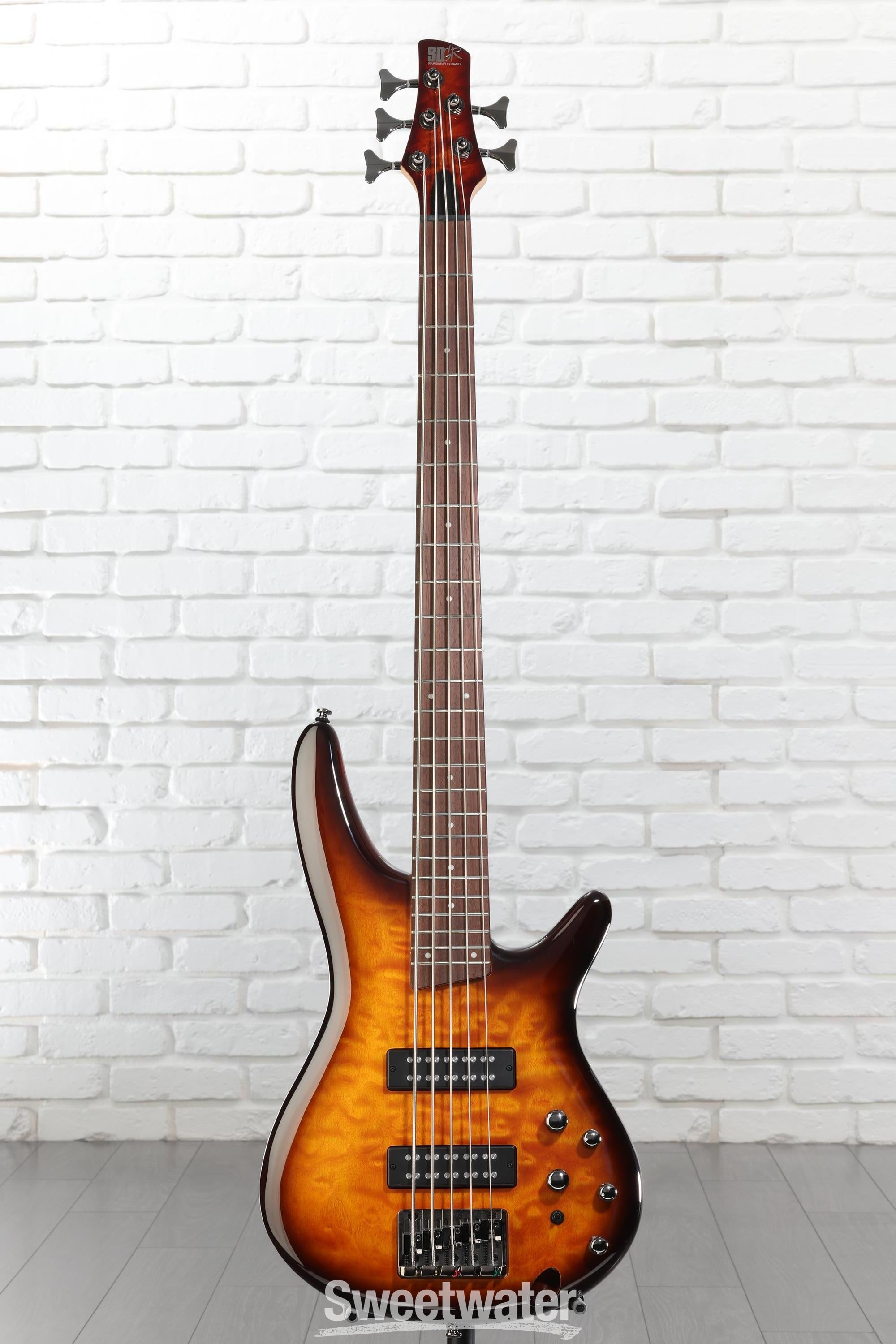 Ibanez Standard SR405E 5-string Bass Guitar - Dragon Eye Burst