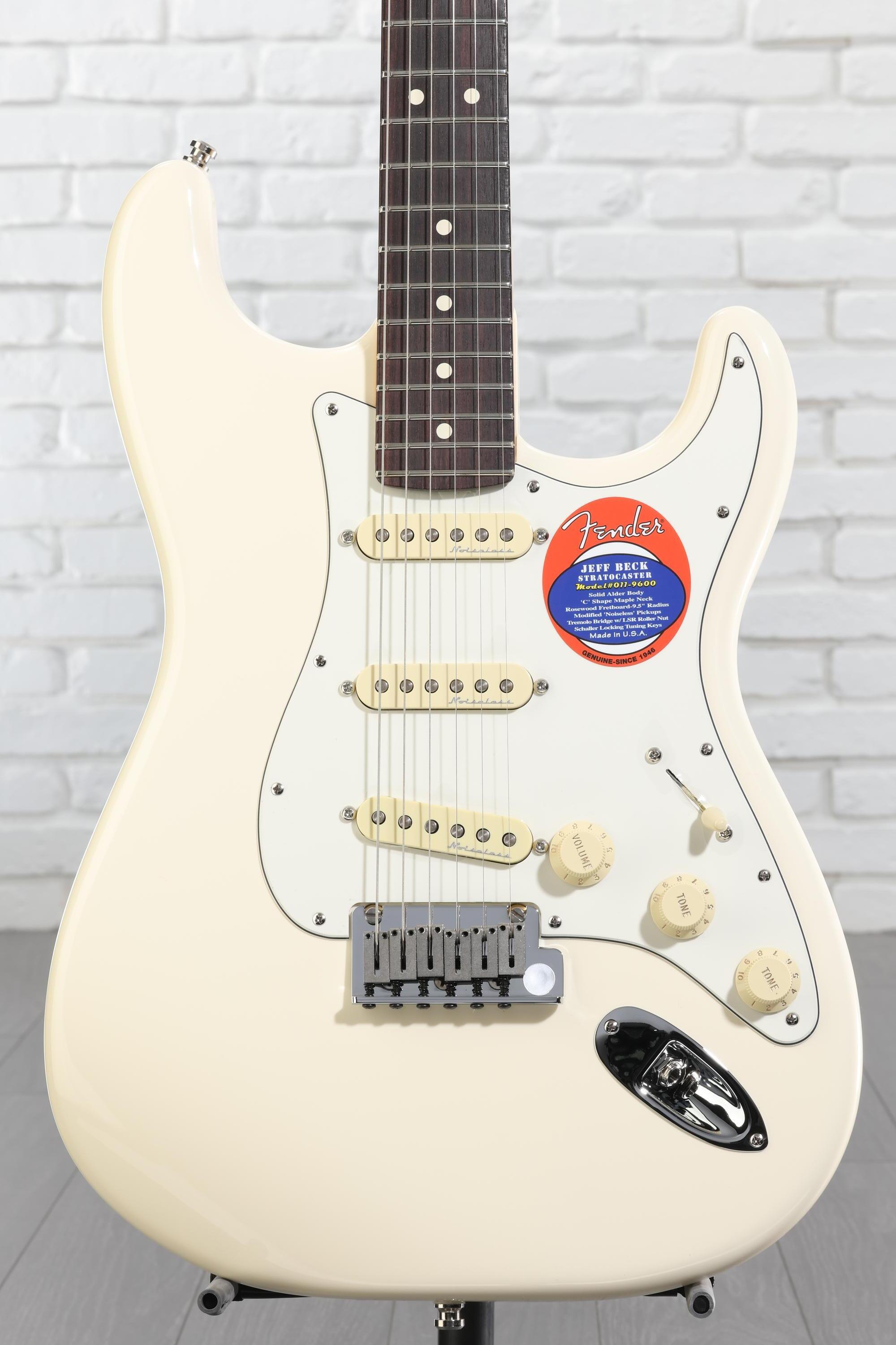 Fender Jeff Beck Stratocaster - Olympic White with Rosewood