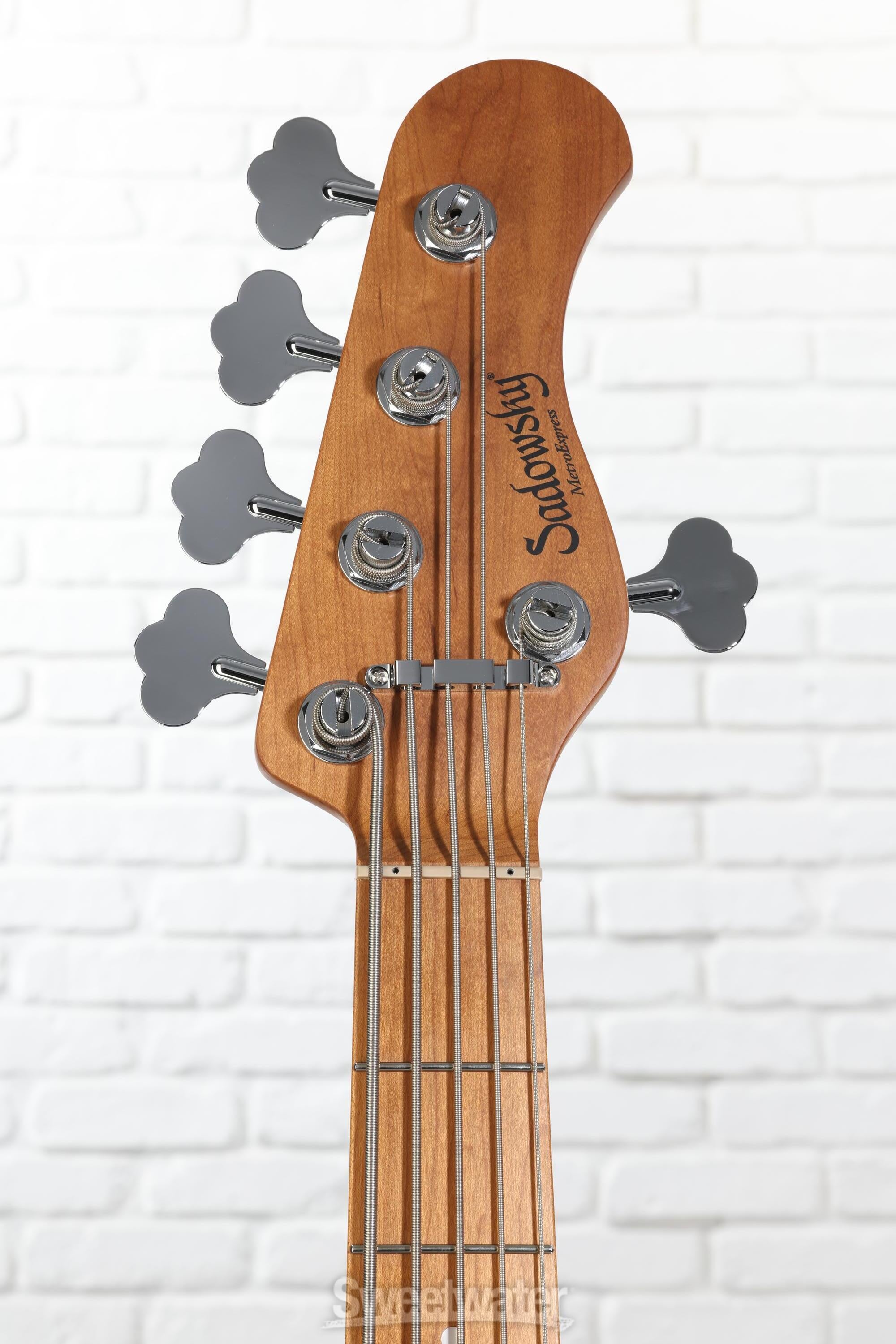 ベース Sadowsky Metro Express MX21 VJ5 Sadowsky MX21 VJ5 MR Tobacco Sunburst Transparent 5弦ベース Metro