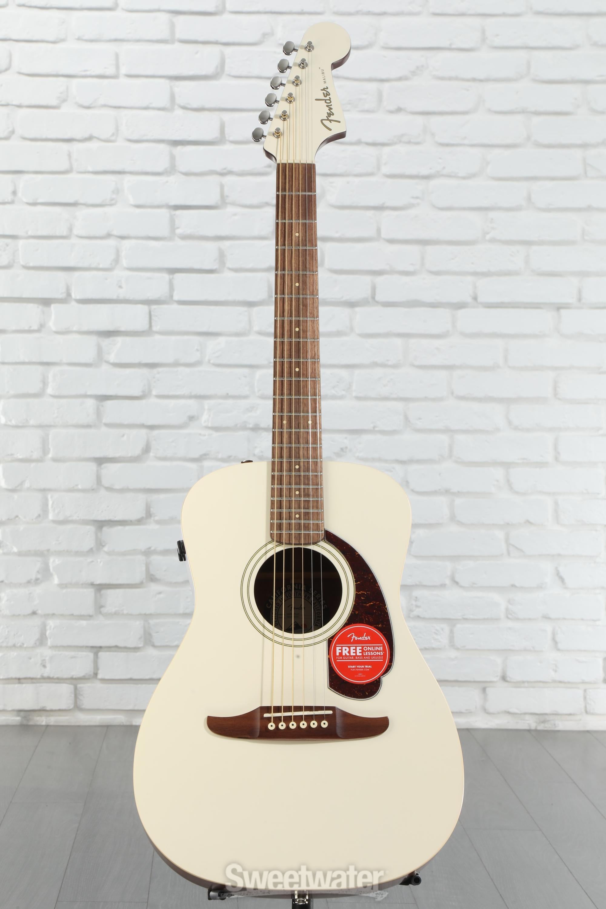 【送料関税無料】 Player Malibu Fender Acoustic-electric Olympic - Guitar ギター