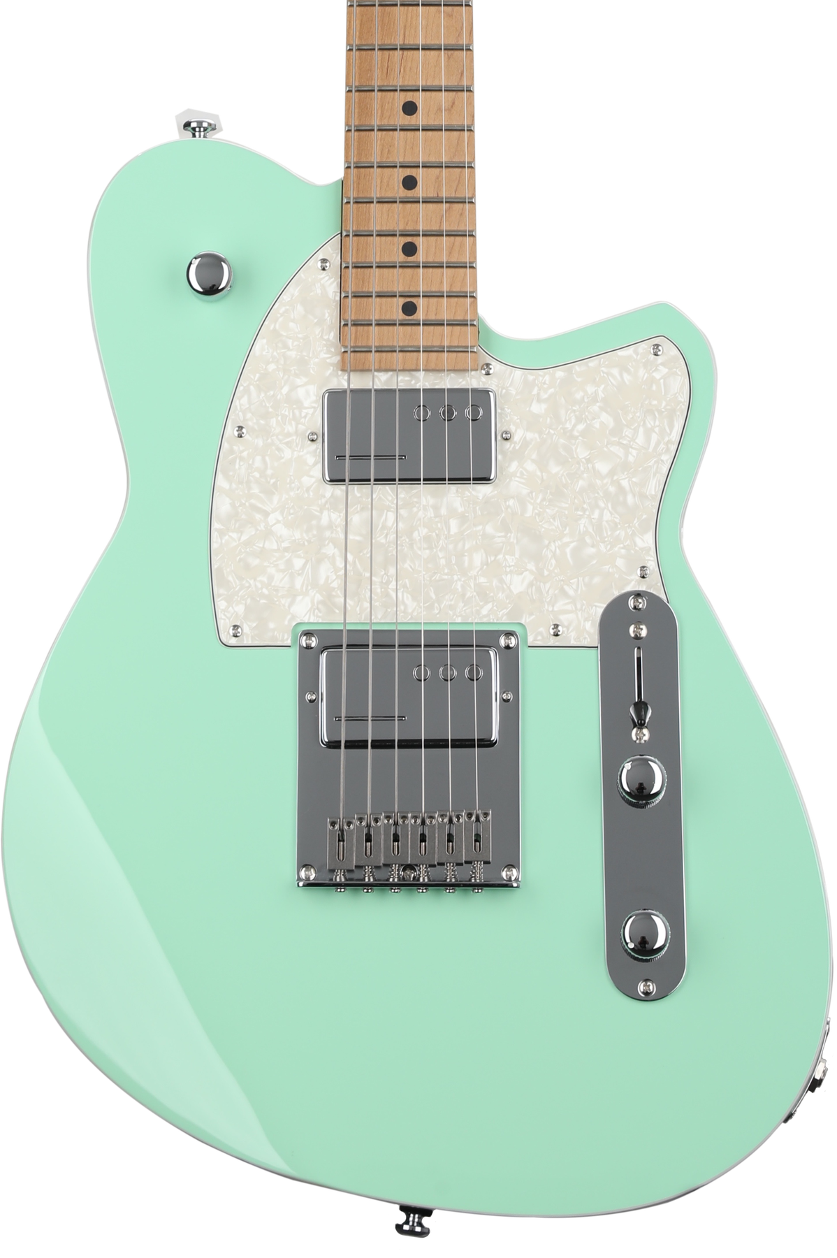 Reverend Crosscut Solidbody Electric Guitar with Maple Fingerboard