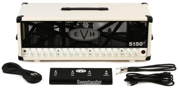 EVH 5150III 100-watt Tube Guitar Amplifier Head - Ivory | Sweetwater 