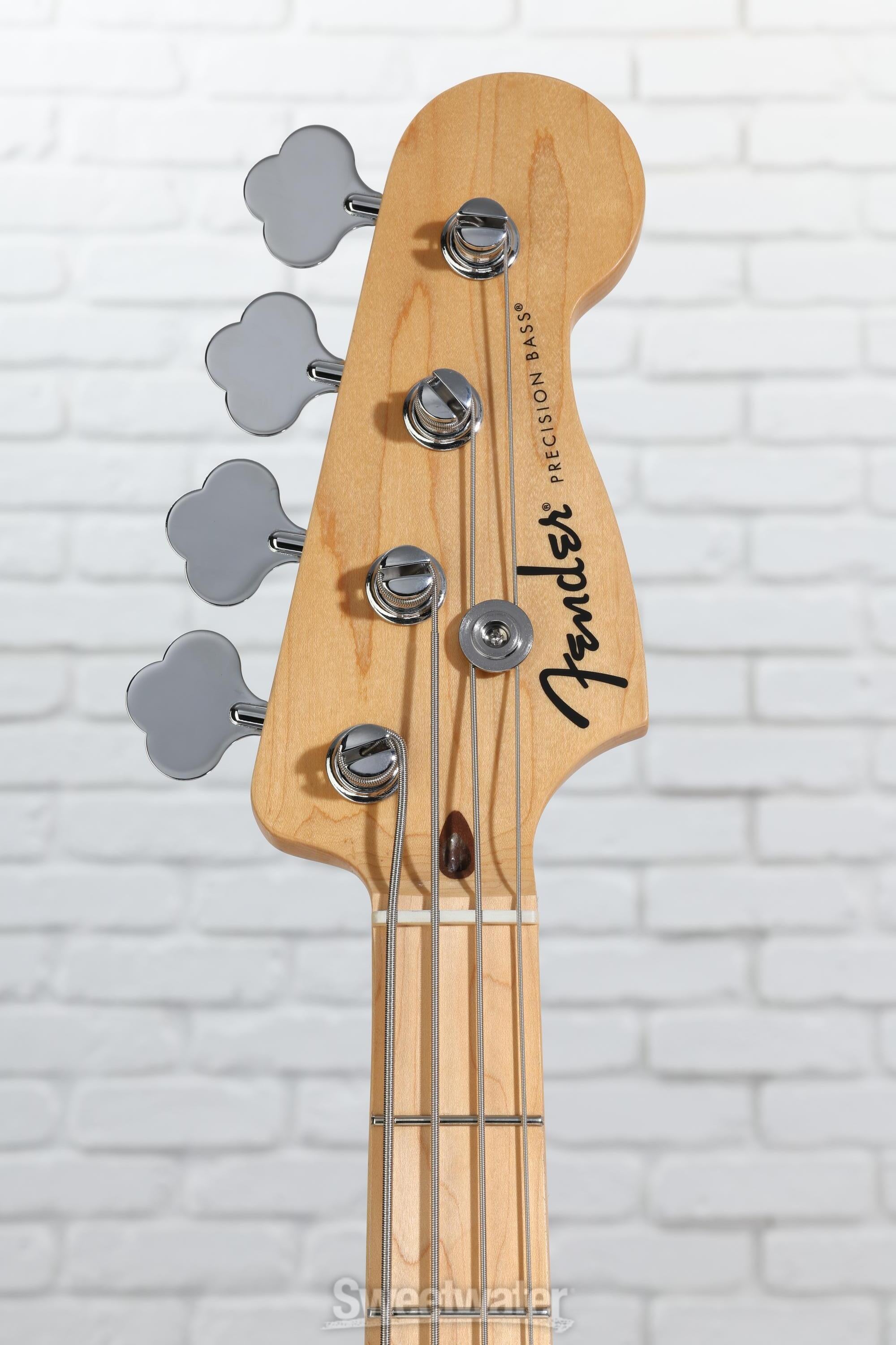 ベース Fender Standard Precision Bass Fender Standard Precision Bass Guitar Black | Guitar Center