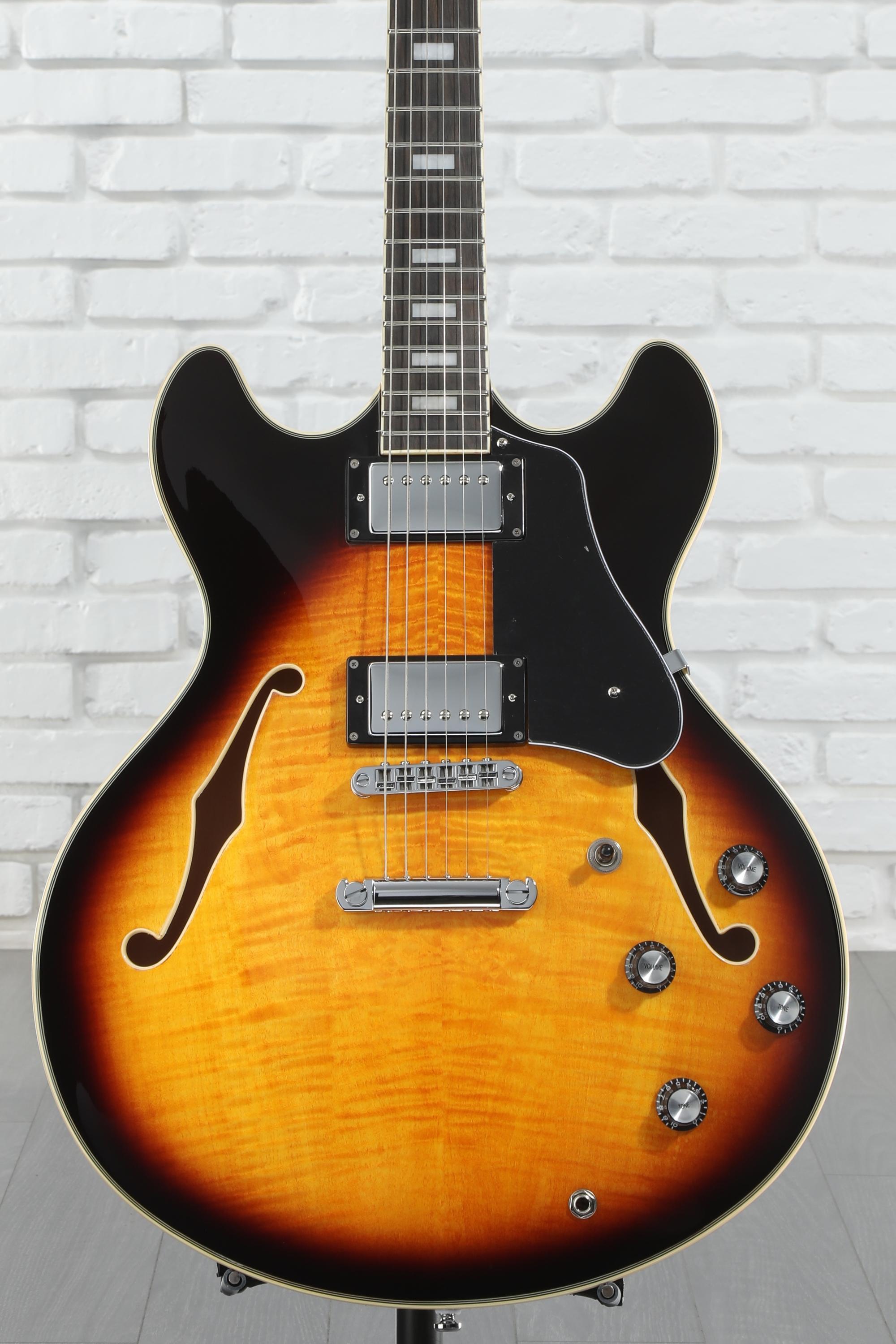 Sire H7 Larry Carlton サンバースト Sire Larry Carlton H7 - cherry sunburst Semi-hollow electric
