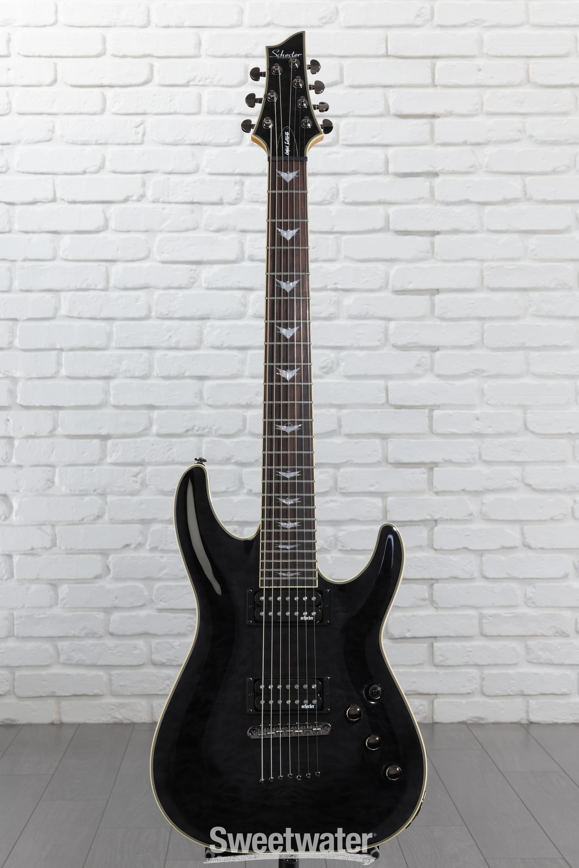Schecter Omen Extreme-7 Electric Guitar - See Thru Black | Sweetwater