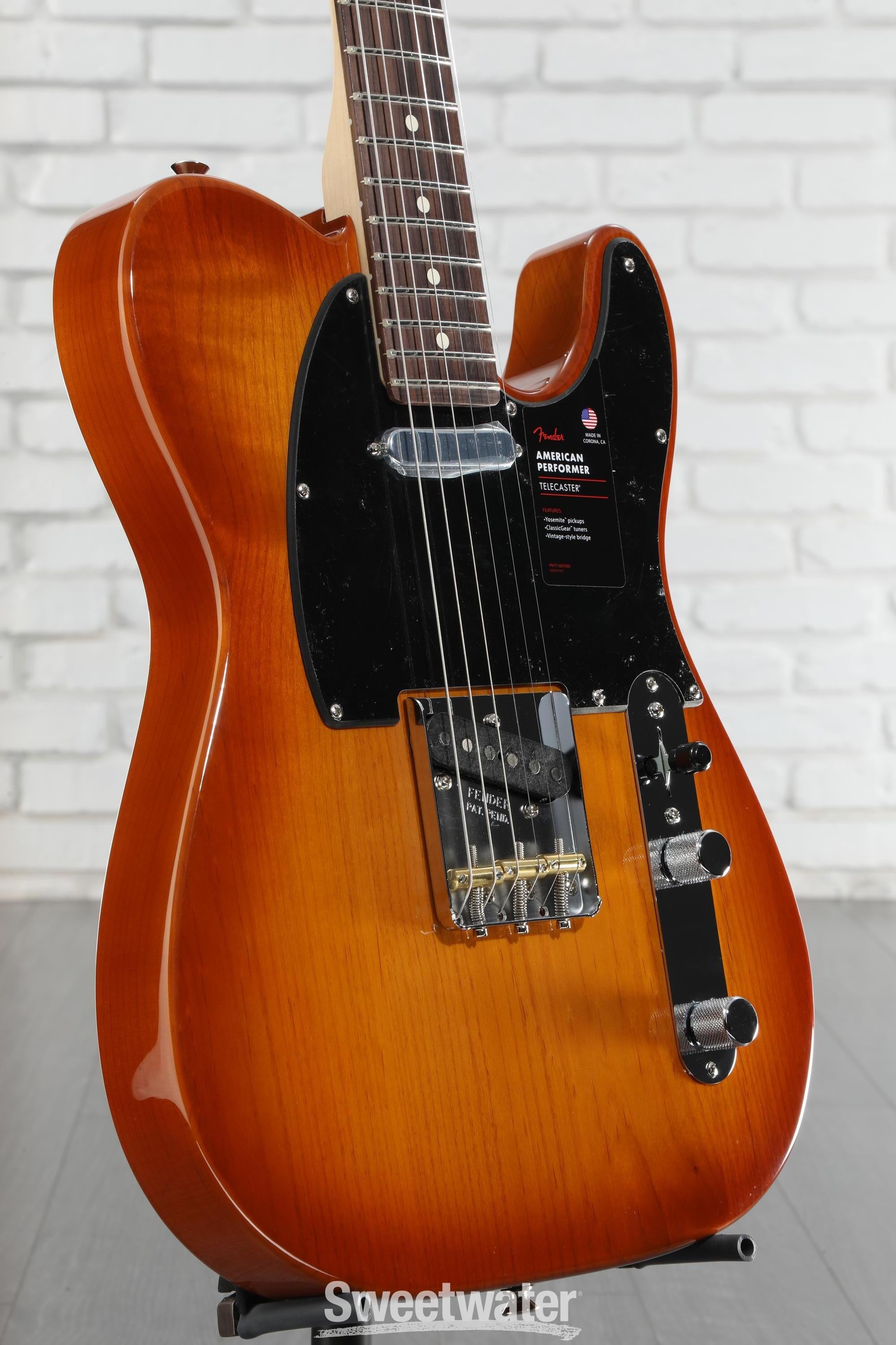 高質 American Fender Performer with Honeyburst - Telecaster ギター
