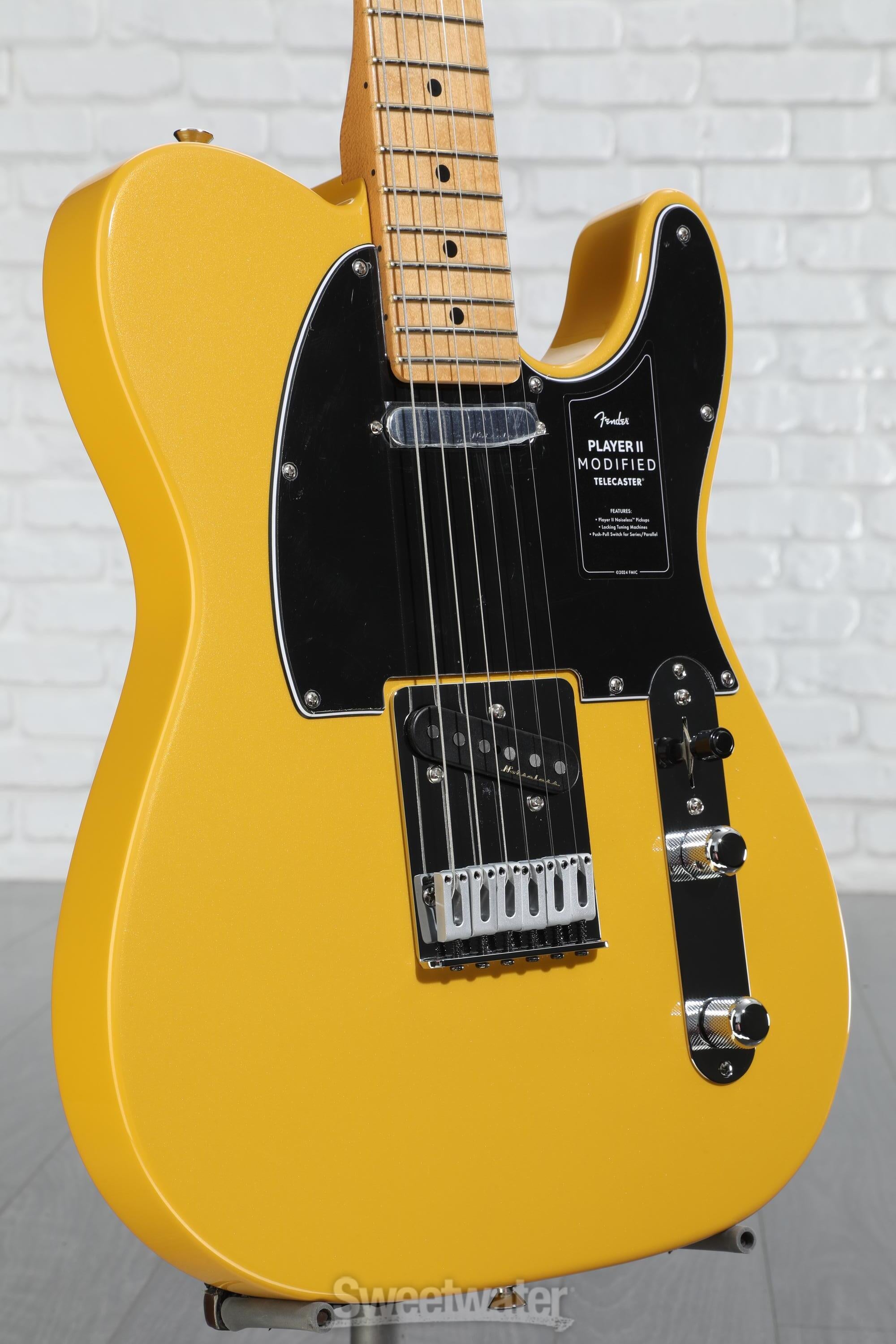 Fender Player II Modified Telecaster Electric Guitar - Sunshine Yellow, Maple Fingerboard