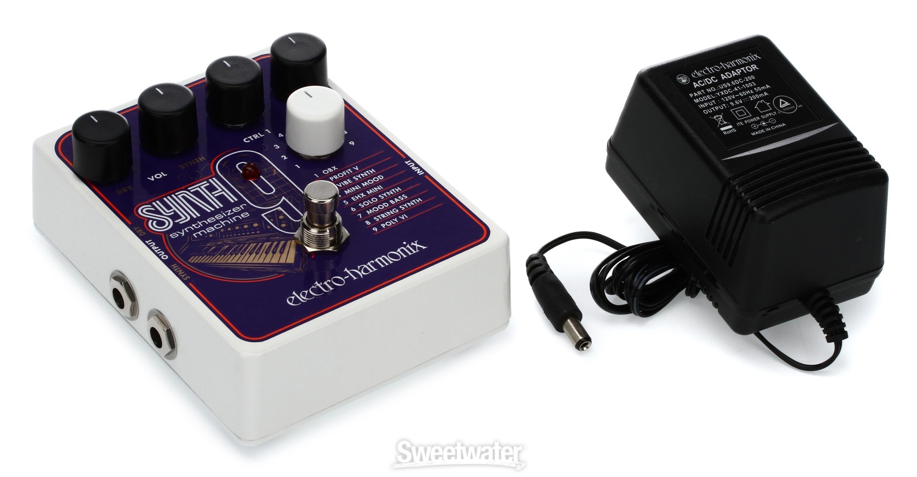 Electro-Harmonix SYNTH9 Synthesizer Machine Pedal | Sweetwater
