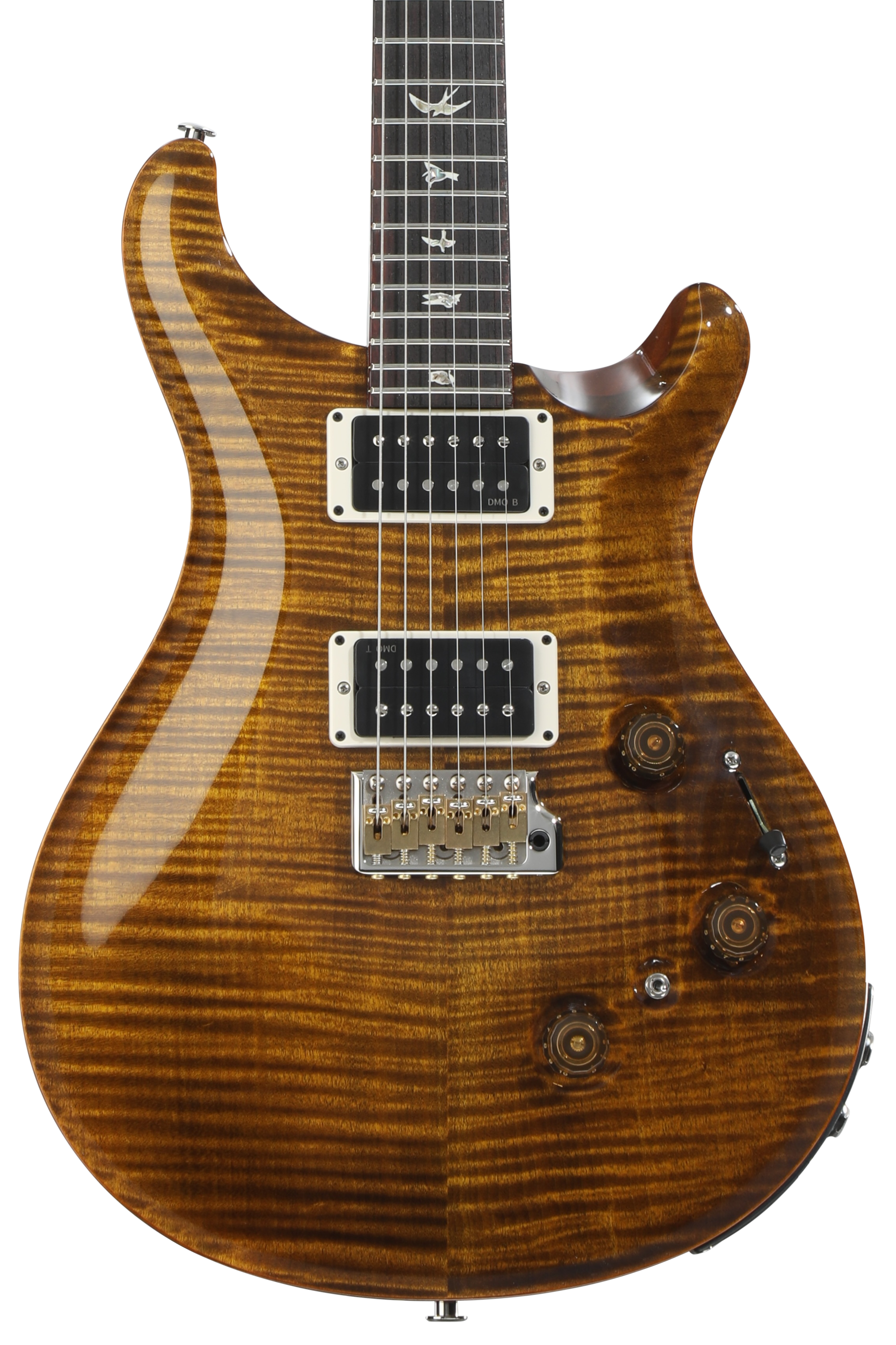 PRS Custom 24 Piezo Electric Guitar - Black Gold | Sweetwater