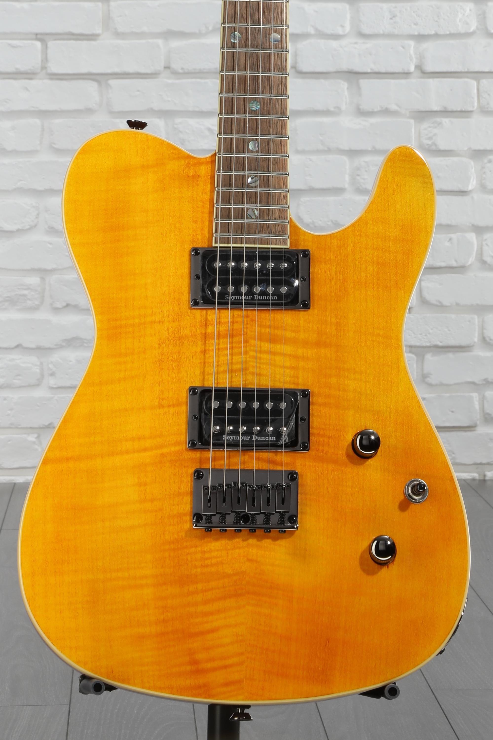 Fender Custom Telecaster FMT HH アンバー Fender Special Edition