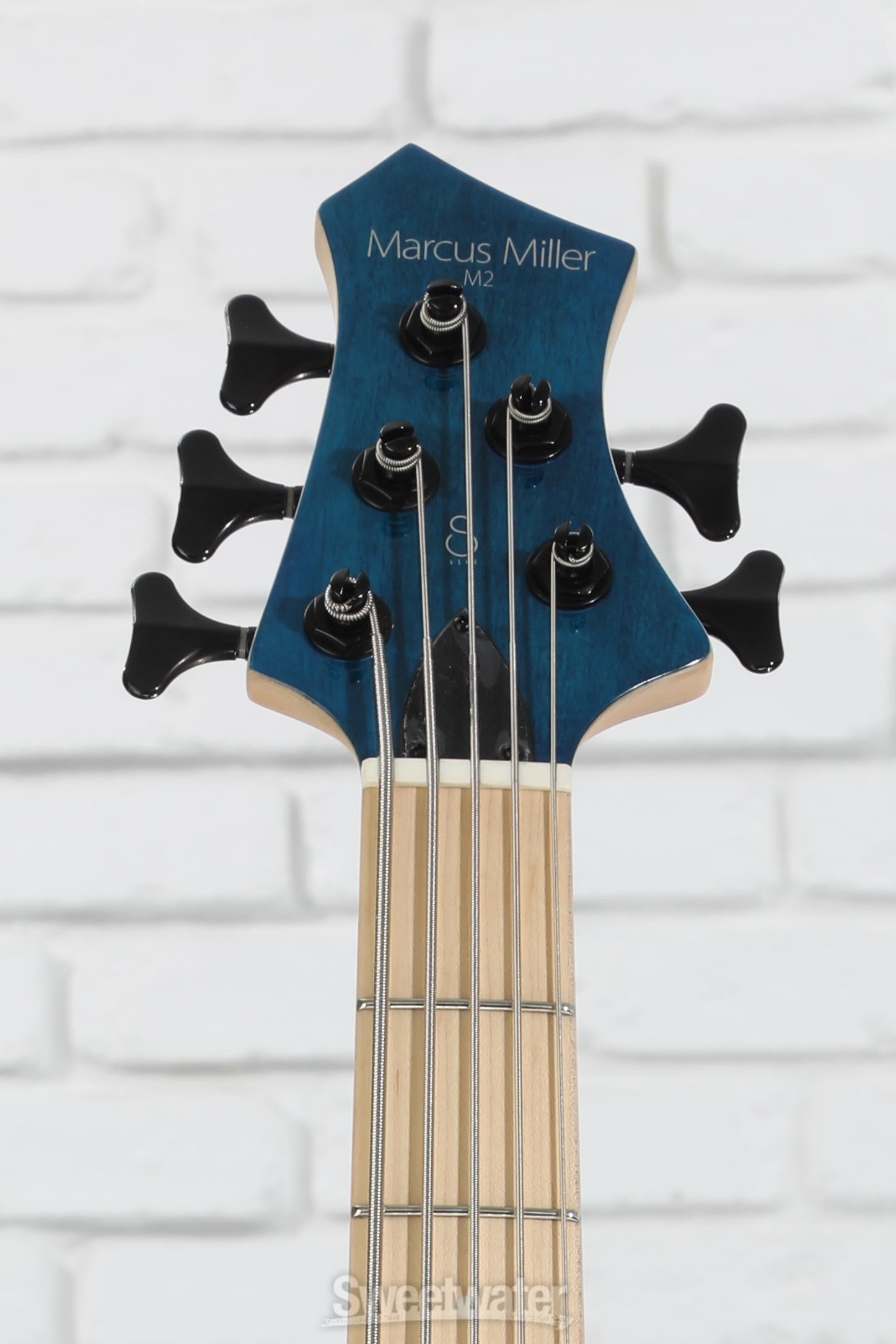 Marcus Miller M2 エレキベースレフティ 5弦 青 Sire Marcus Miller M2