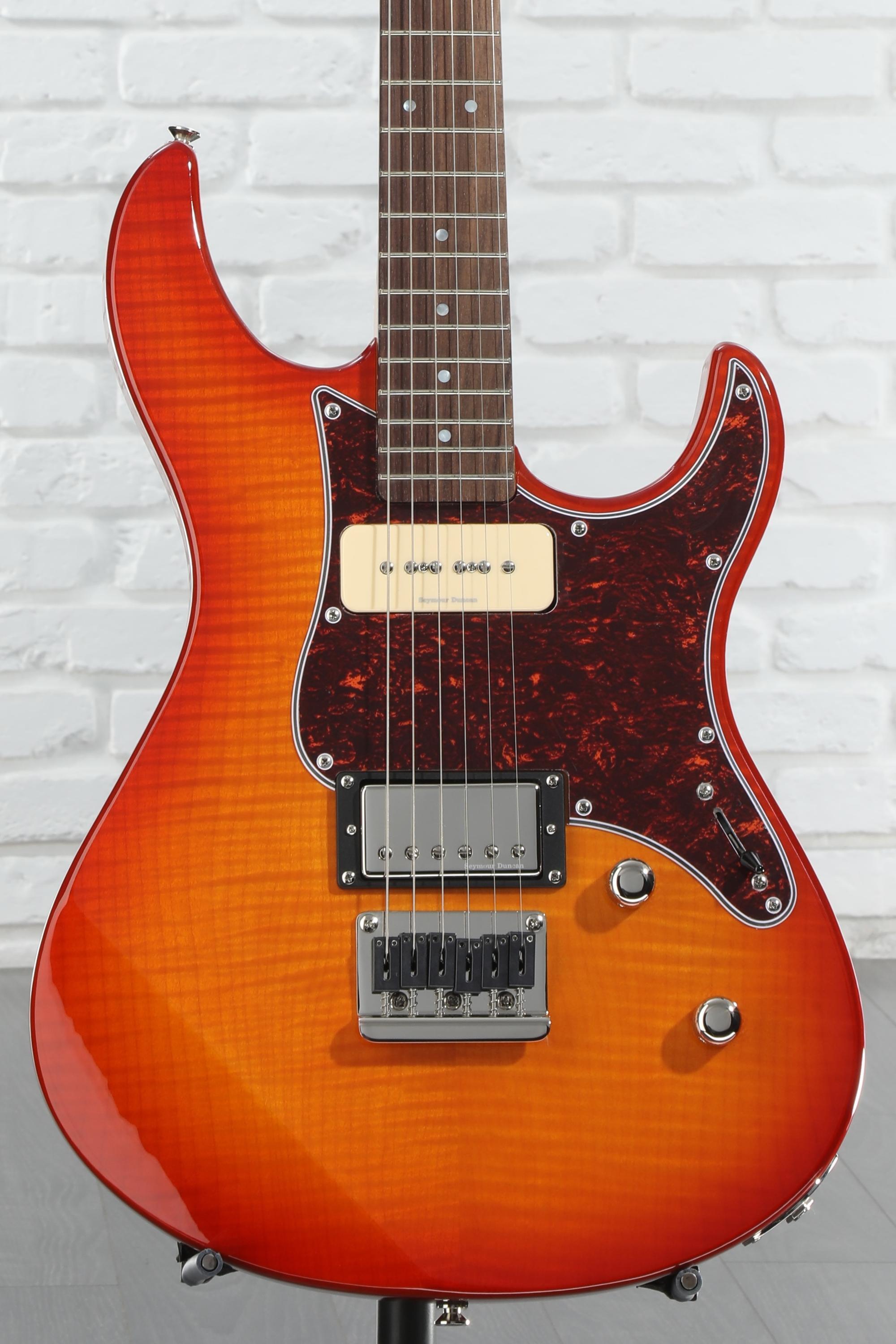 Yamaha PAC611HFM Pacifica Electric Guitar - Light Amber
