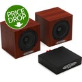 Photo of Auratone 5C Super Sound Cubes 4.5-inch Passive Reference Monitors with A2-30 Power Amp - Mahogany