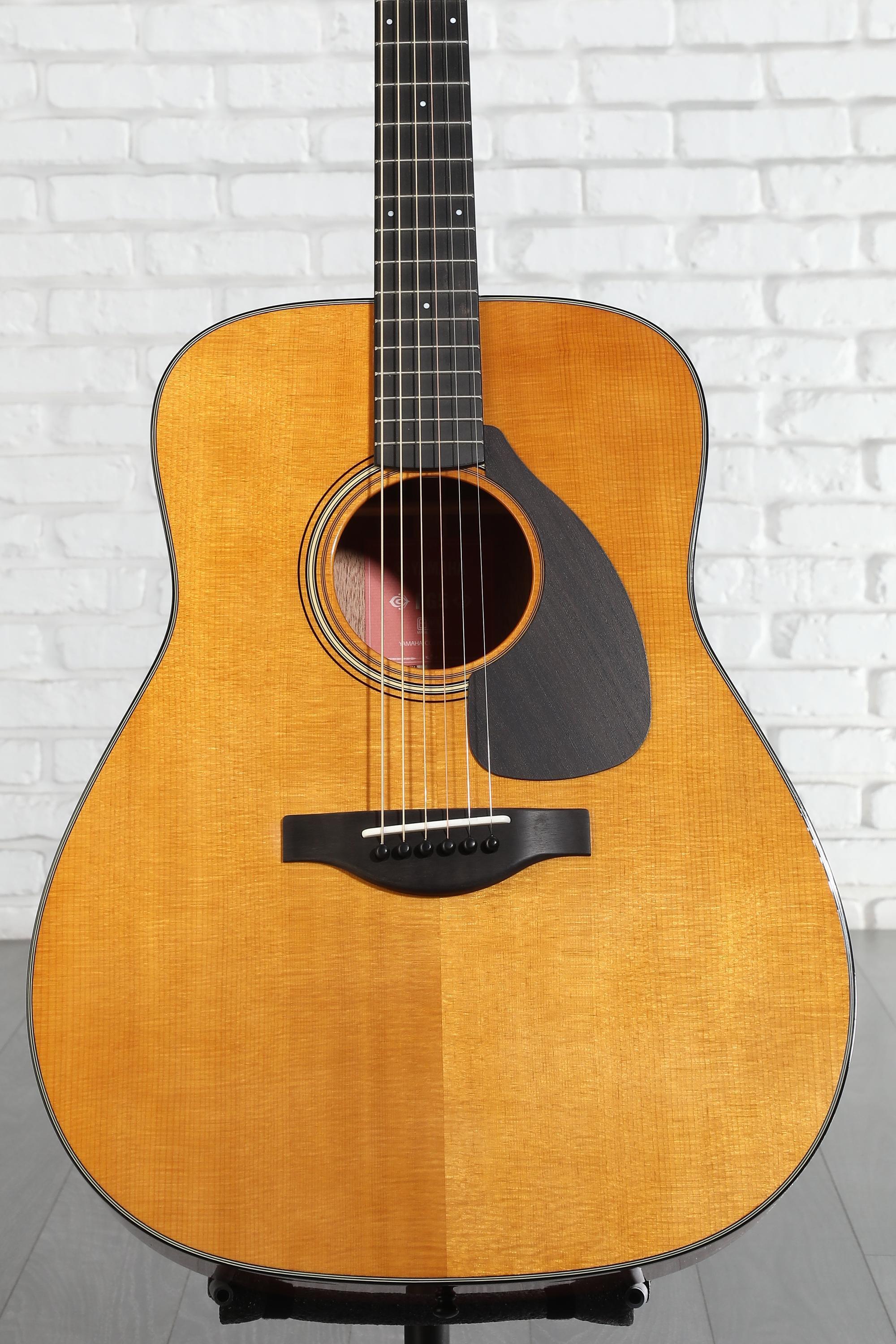 Yamaha FG5 Red Label Acoustic Guitar - Natural | Sweetwater