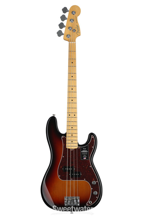 American Professional II Precision Bass - 3 Color Sunburst with 