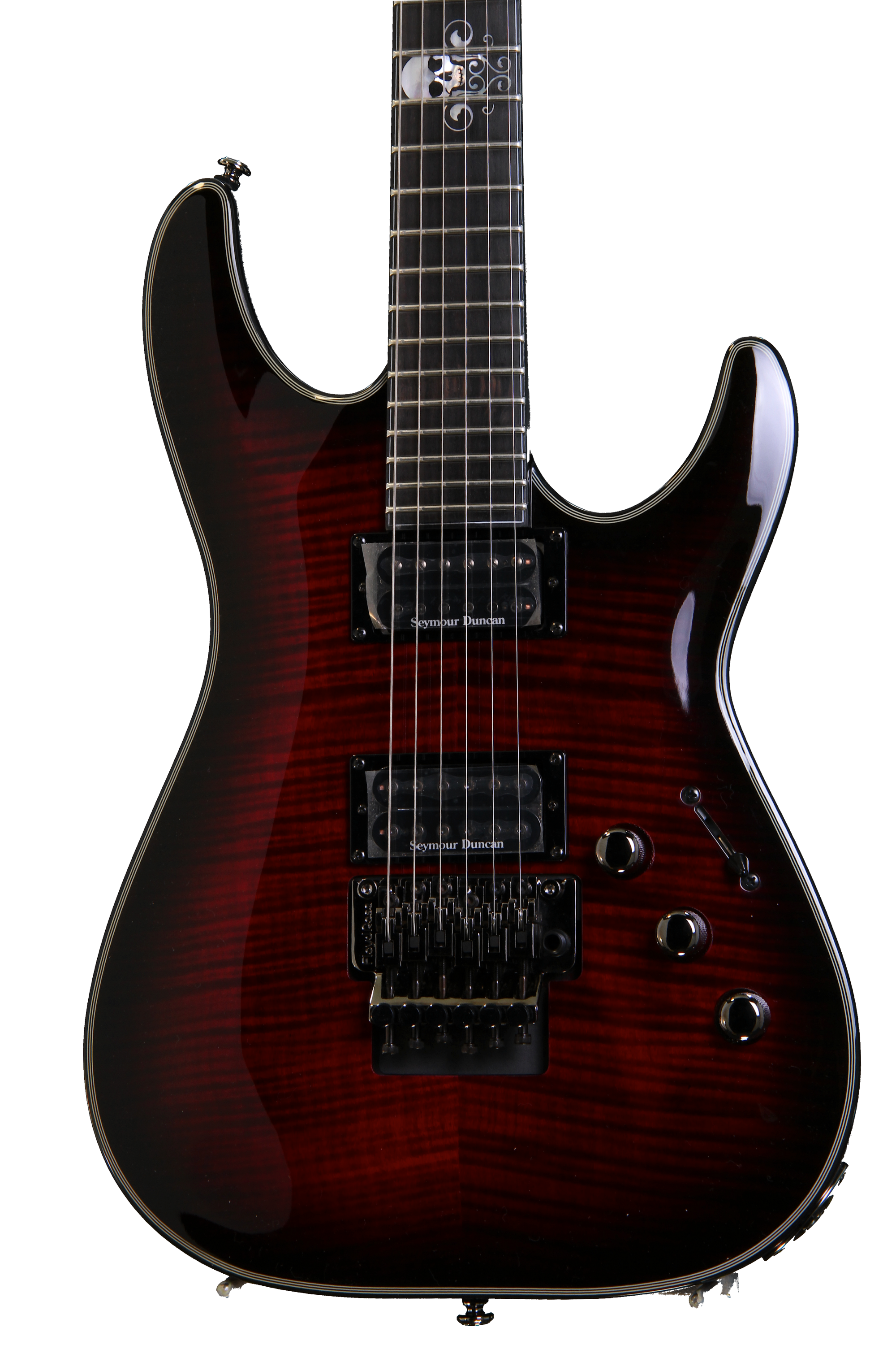 Schecter Blackjack SLS C-1 FR - Crimson Red Burst, Passive