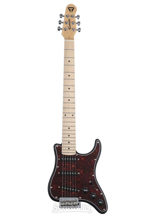 Traveler Guitar Travelcaster Deluxe - Black | Sweetwater