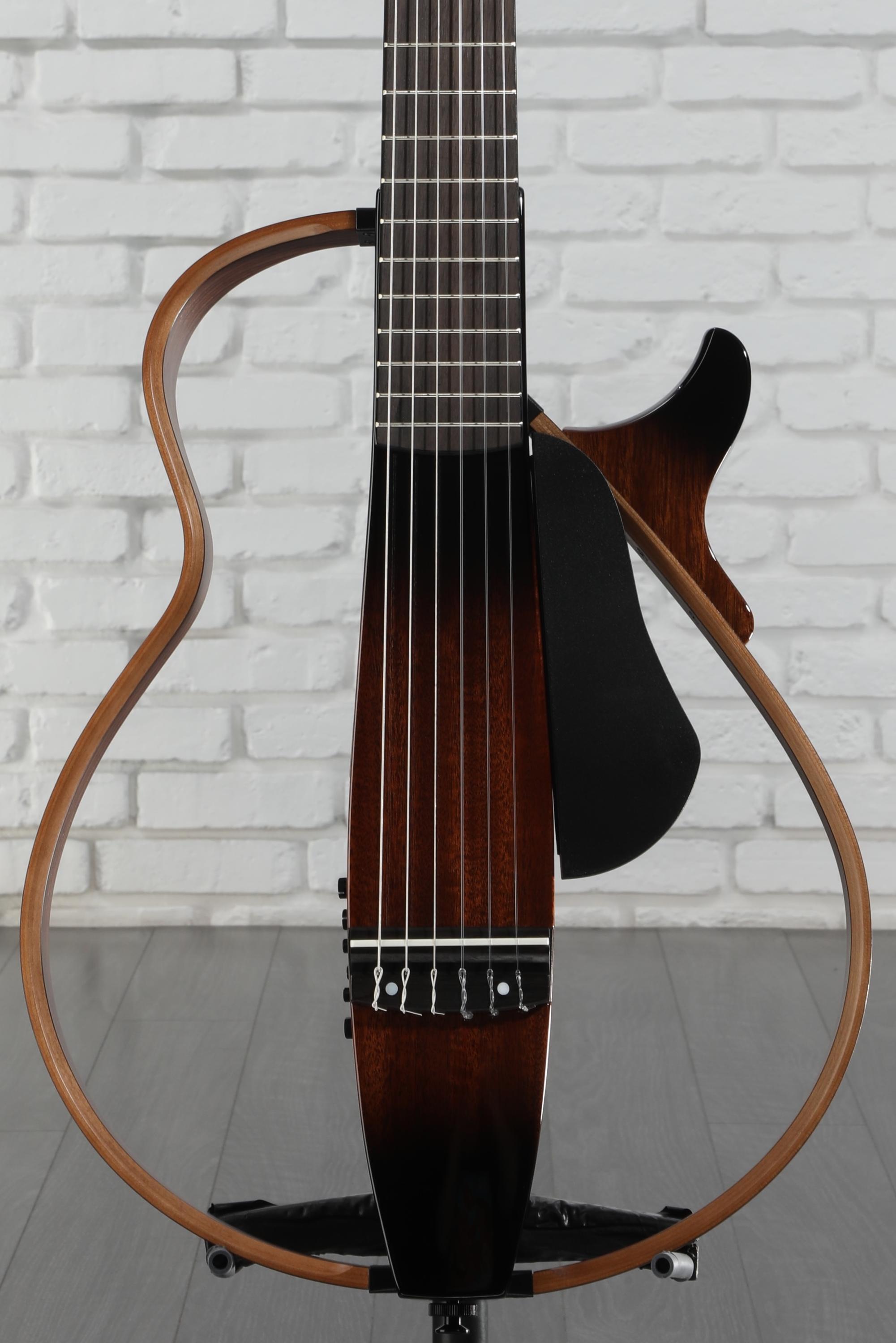 Yamaha Silent Guitar ブラック 6弦 Yamaha SLG200N Silent Nylon-String Guitar - Translucent