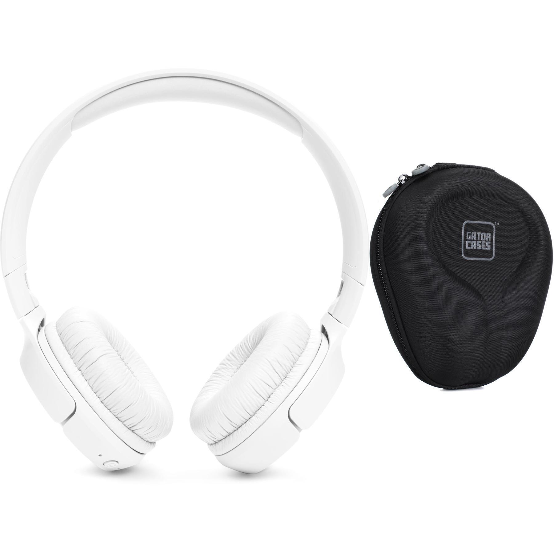 Photo of JBL Tune 520 On-ear Wireless Headphones with Case - White