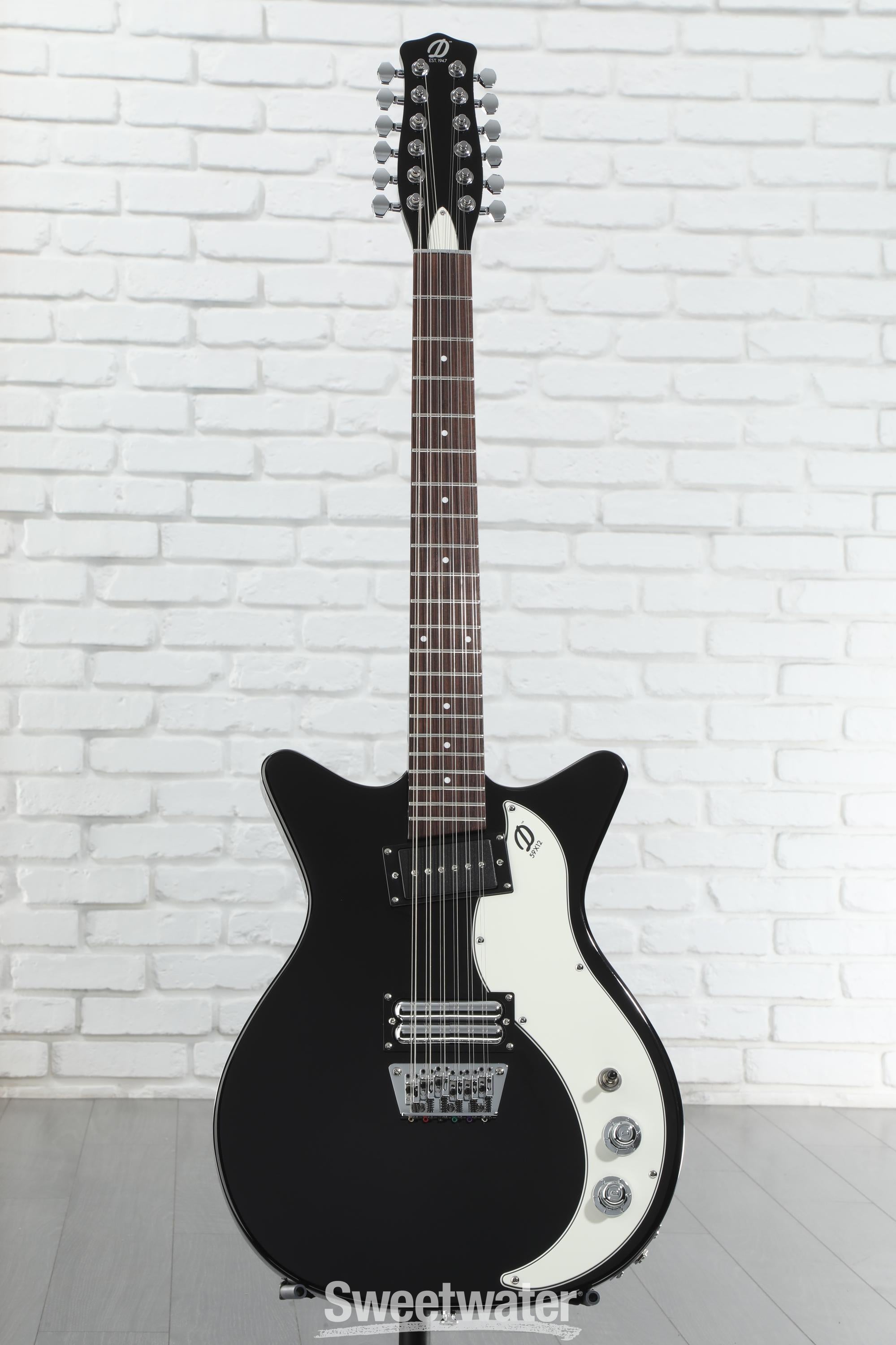 Danelectro 59X12 12-string Electric Guitar - Black | Sweetwater