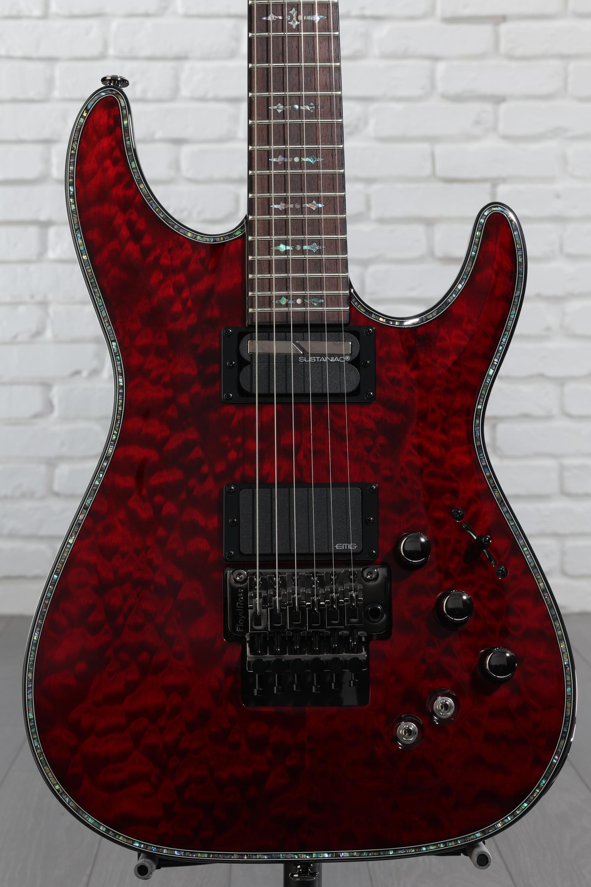 Schecter Hellraiser C-1FR☆EMG☆FloydRose Schecter Guitar Research Hellraiser C-1 FR Electric Guitar | Music