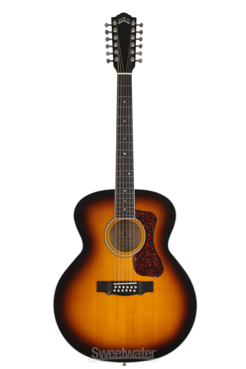 Guild F-2512E Deluxe 12-string Acoustic-electric Guitar - Antique