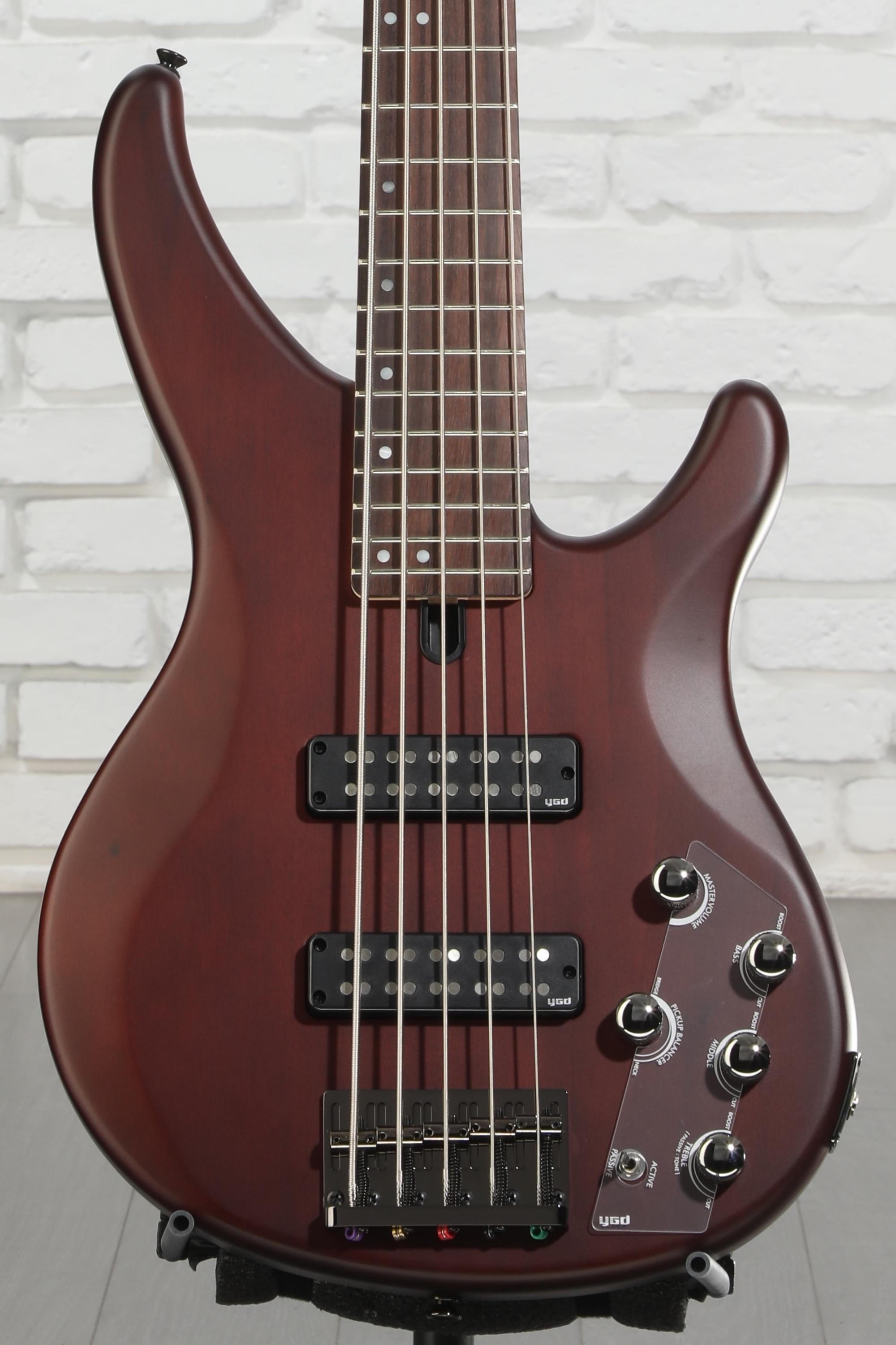YAMAHA TRBX505 BRB（限定カラー）5弦ベース Yamaha TRBX505 5-string Bass Guitar - Translucent Brown | Sweetwater