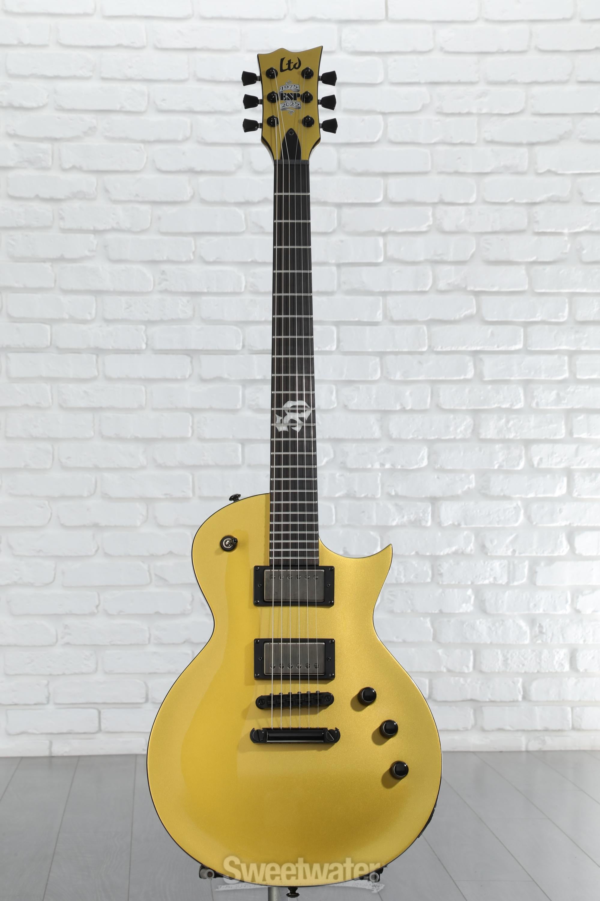 ファッション人気ブランドランキング LTD ESP EC-2025 Ebony Gold, Metallic - Guitar Electric ミュージック