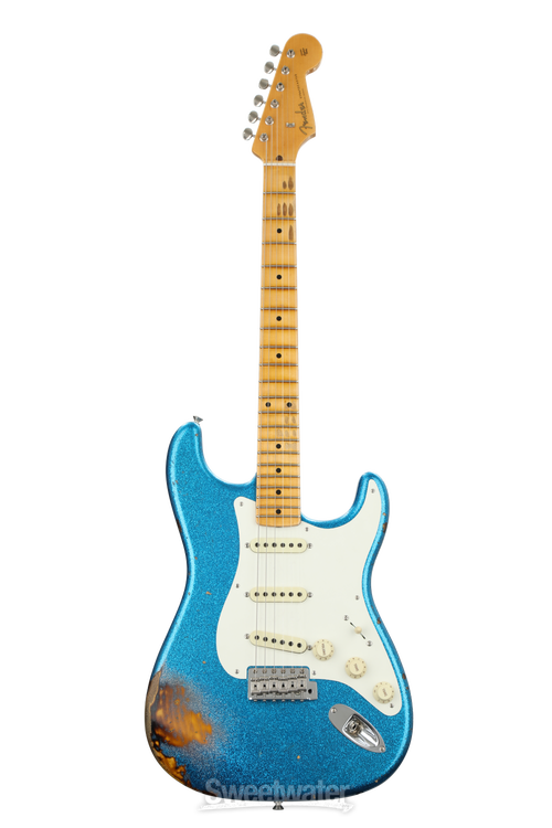 Fender Custom Shop 1957 Stratocaster Heavy Relic - Blue Sparkle