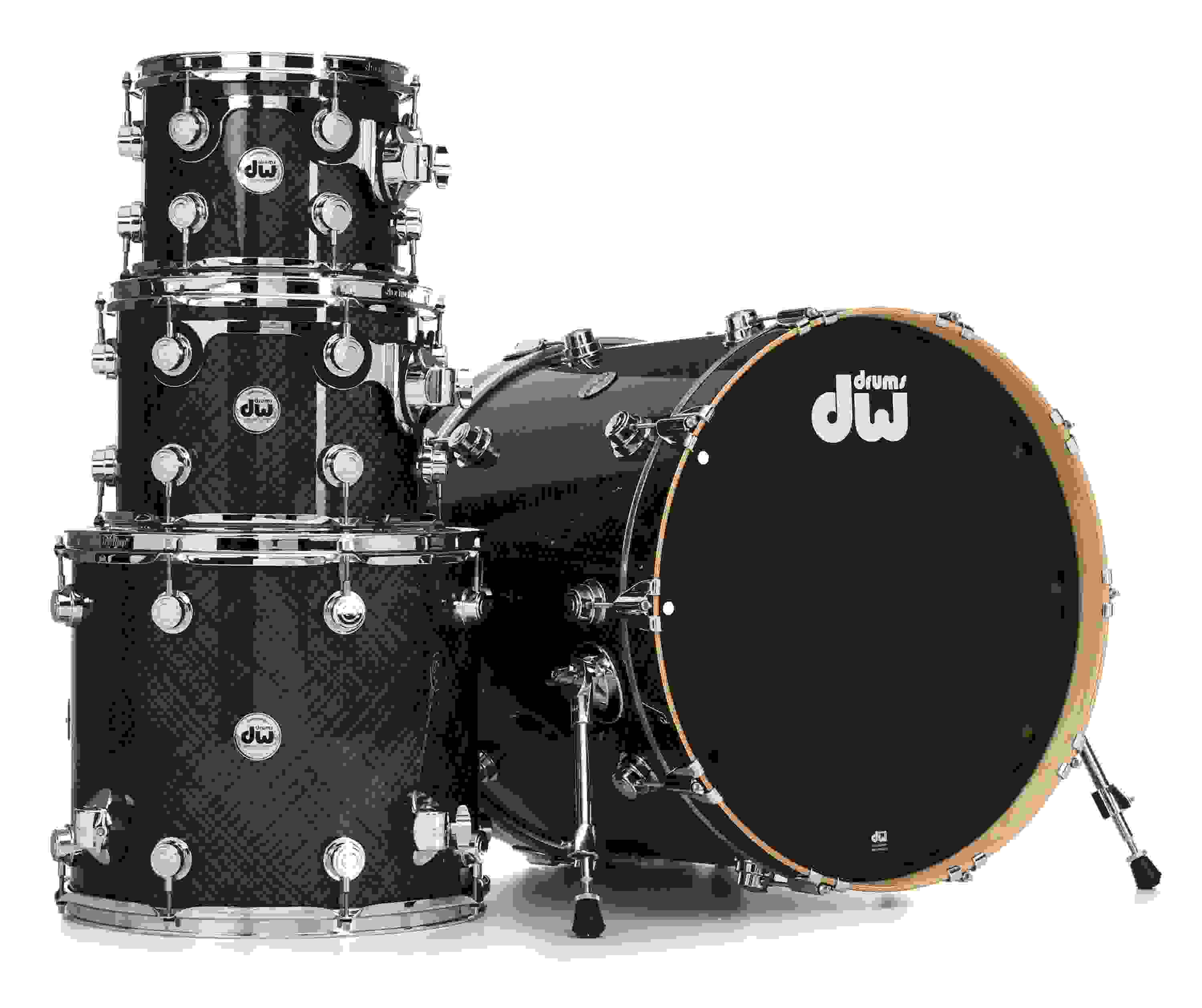 Dw Collector S Series 4 Piece Shell Pack Gray Crystal Finishply Sweetwater