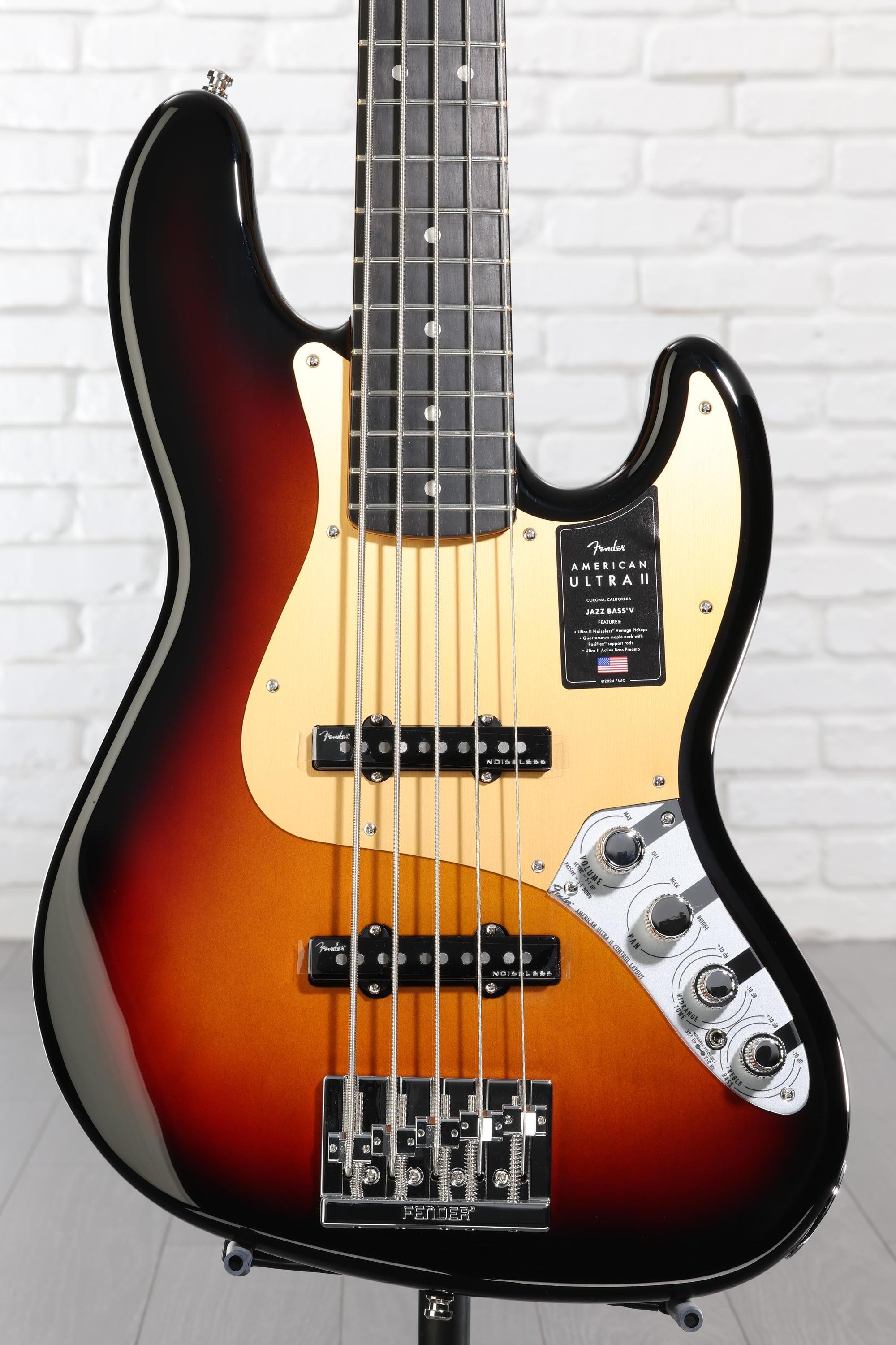 ベース Fender American Ultra Jazz Bass 2022 USA Fender American Ultra Jazz Bass - Ultraburst with Rosewood